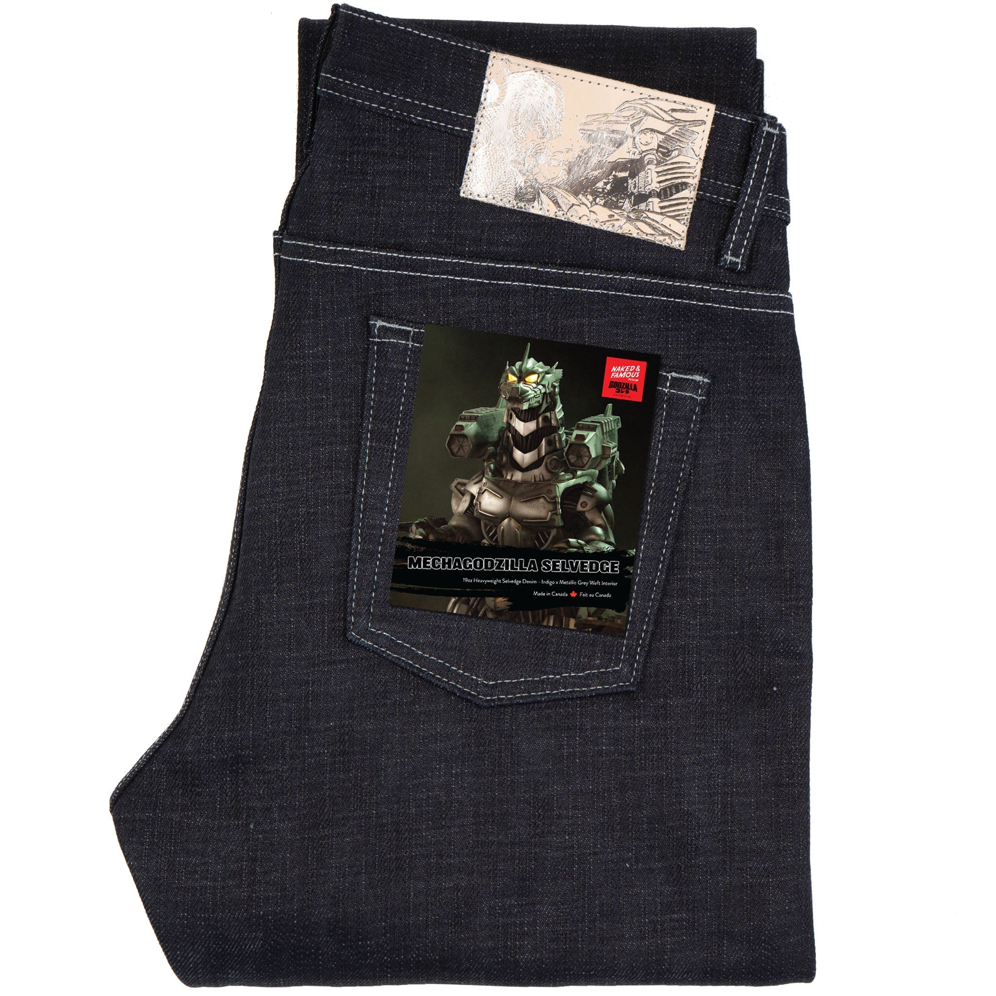 Weird Guy - Mechagodzilla Selvedge - Indigo by Naked & Famous Denim