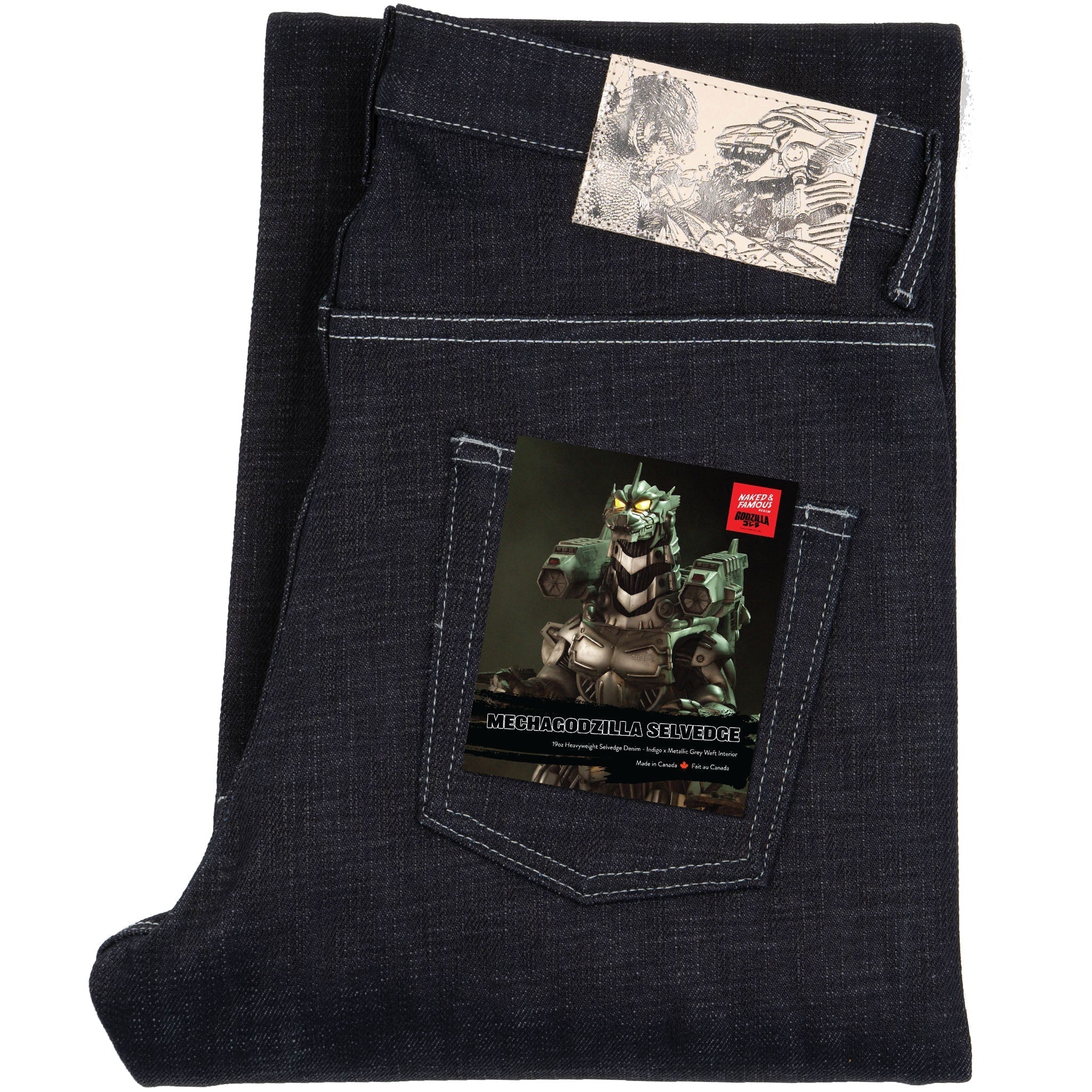 Strong Guy - Mechagodzilla Selvedge - Indigo by Naked & Famous Denim