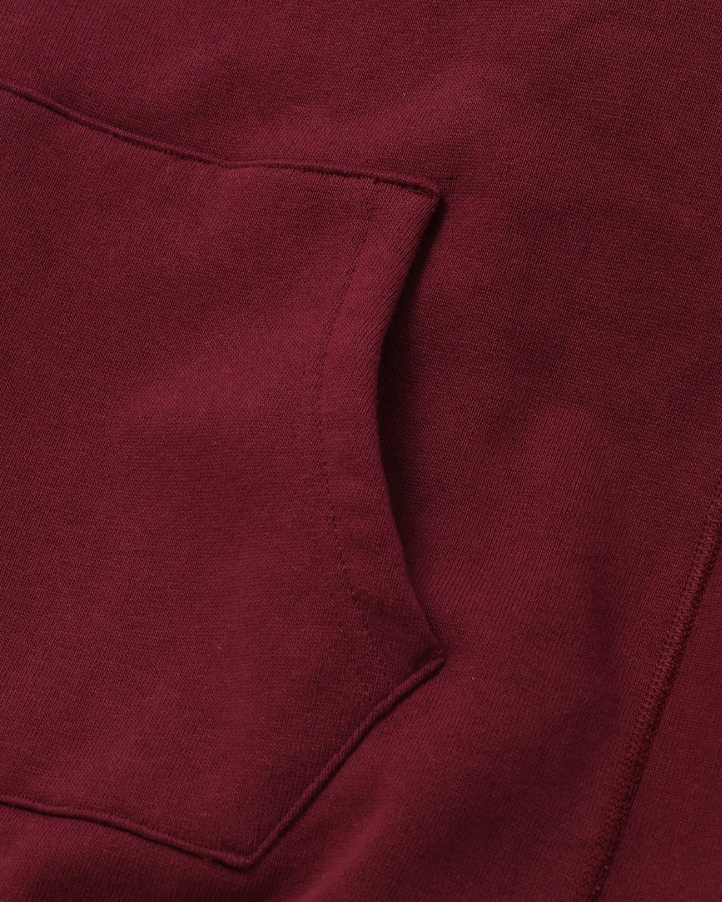 Pullover Hoodie - Super Looper French Terry - Burgundy by Wonder Looper
