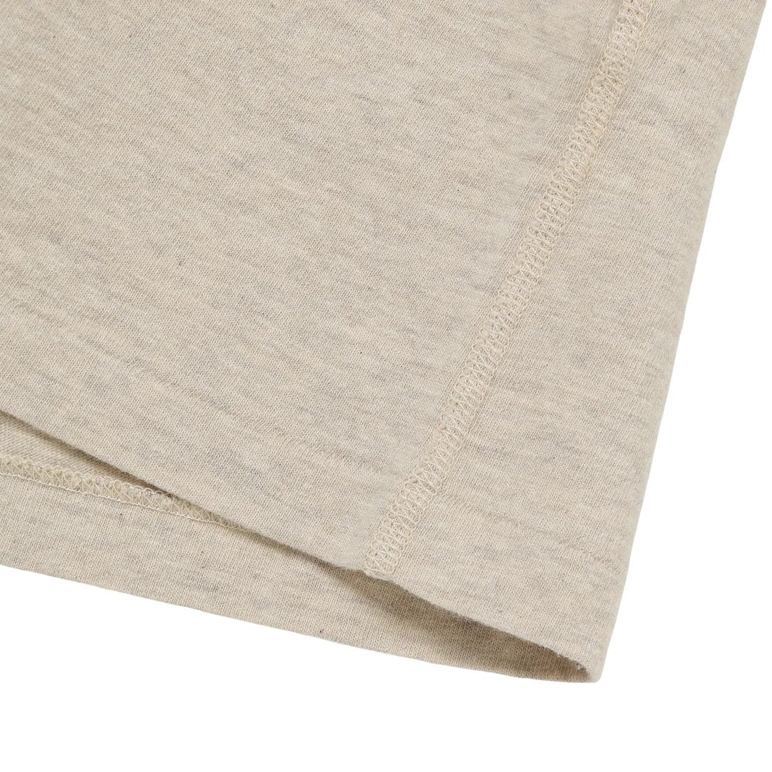 Recycled Cotton Foxfibre Ringer T - Stone by Wonder Looper