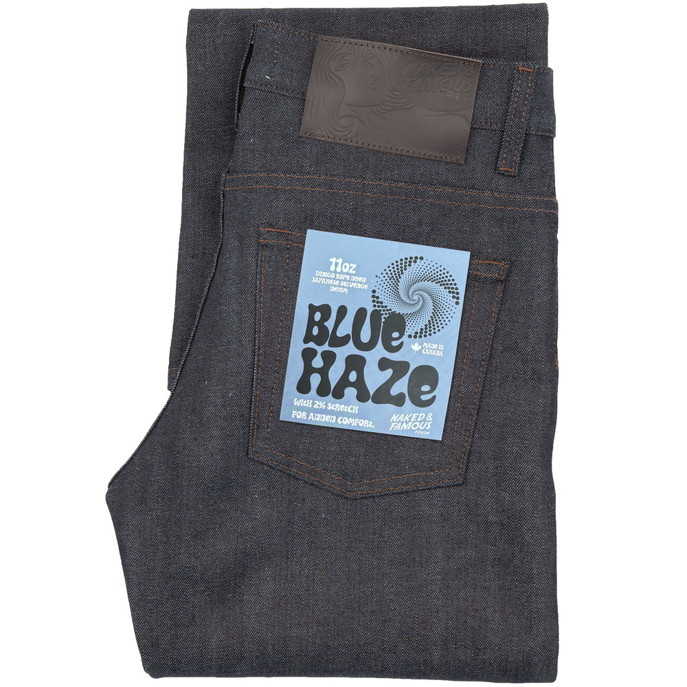 Groovy Guy - Blue Haze Stretch Selvedge - Indigo by Naked & Famous Denim