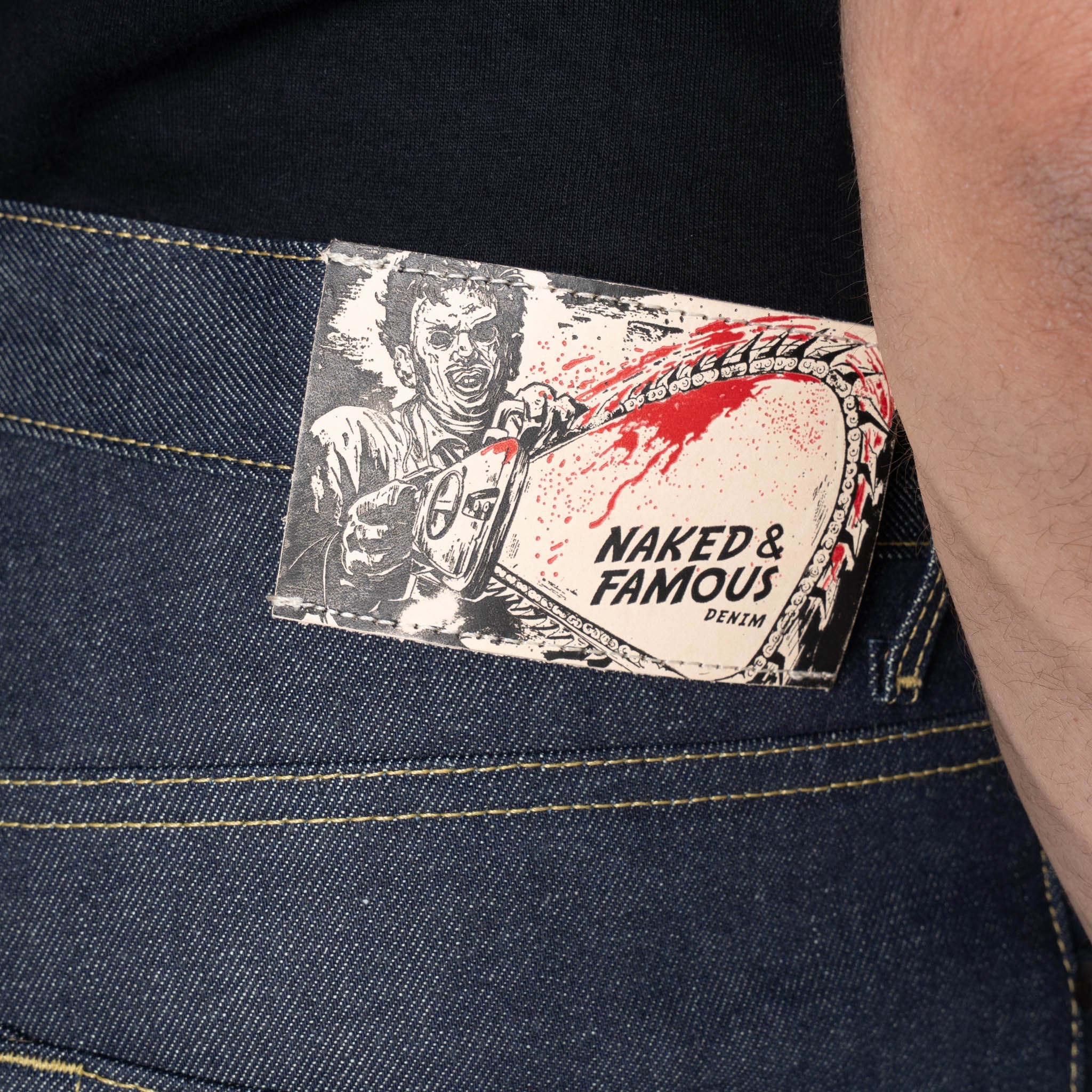 Strong Guy - Texas Chainsaw Massacre "Leatherface" Selvedge - Indigo by Naked & Famous Denim