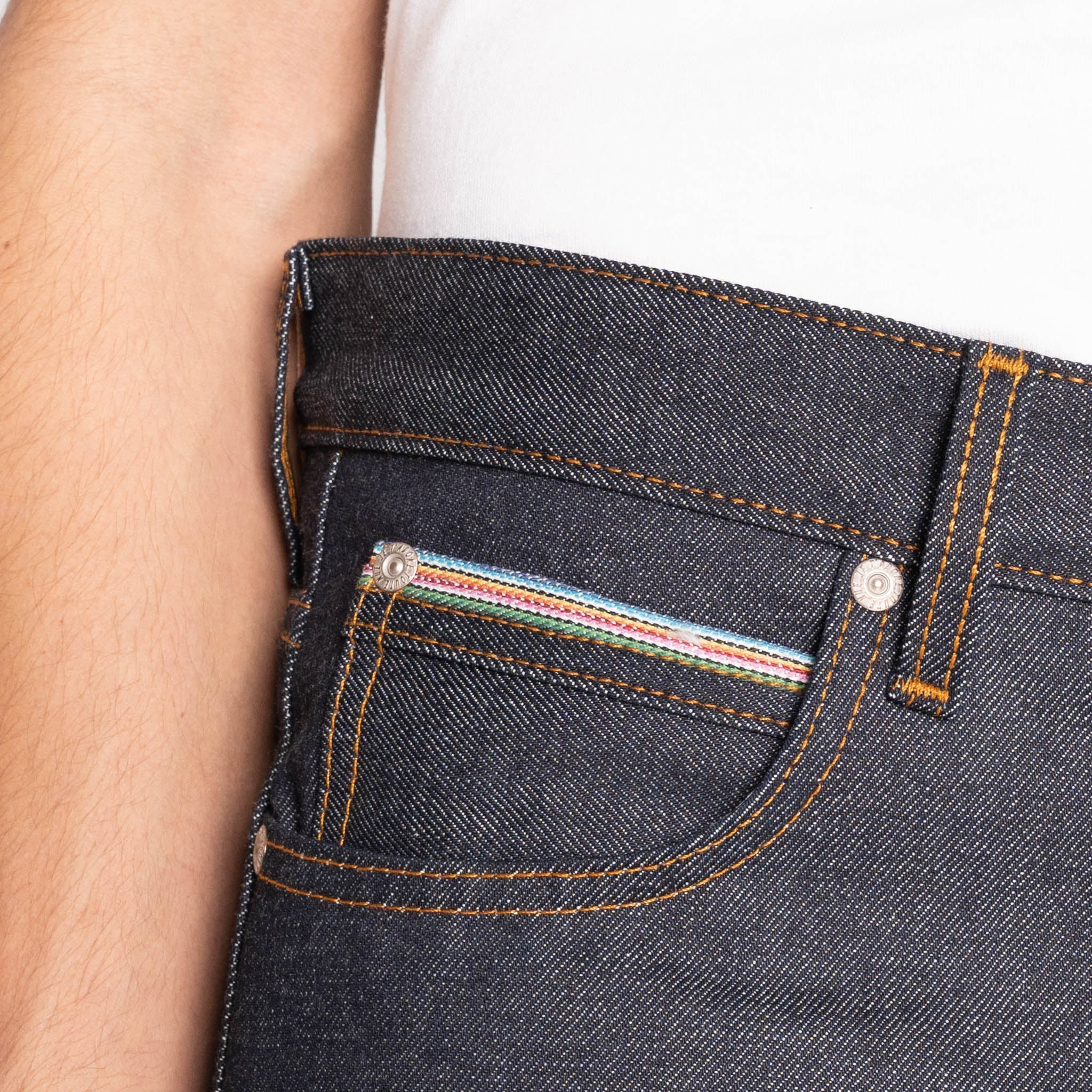 Super Guy - Dia De Los Muertos Selvedge - Indigo by Naked & Famous Denim