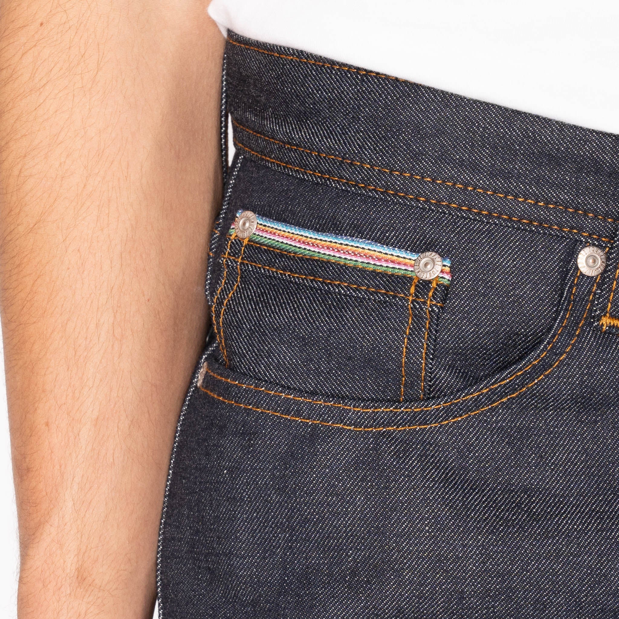 Weird Guy - Dia De Los Muertos Selvedge - Indigo by Naked & Famous Denim