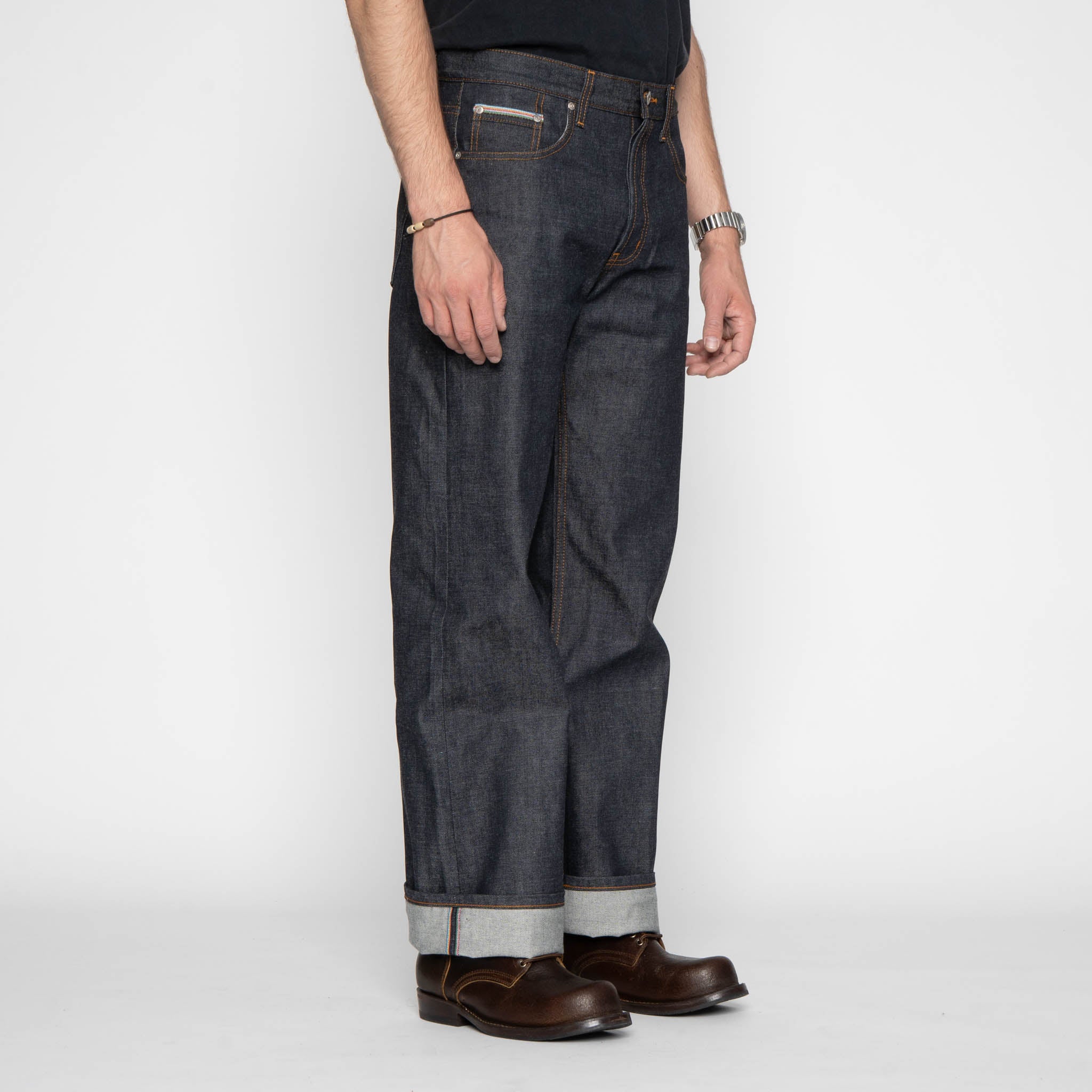 Strong Guy - Dia De Los Muertos Selvedge - Indigo by Naked & Famous Denim