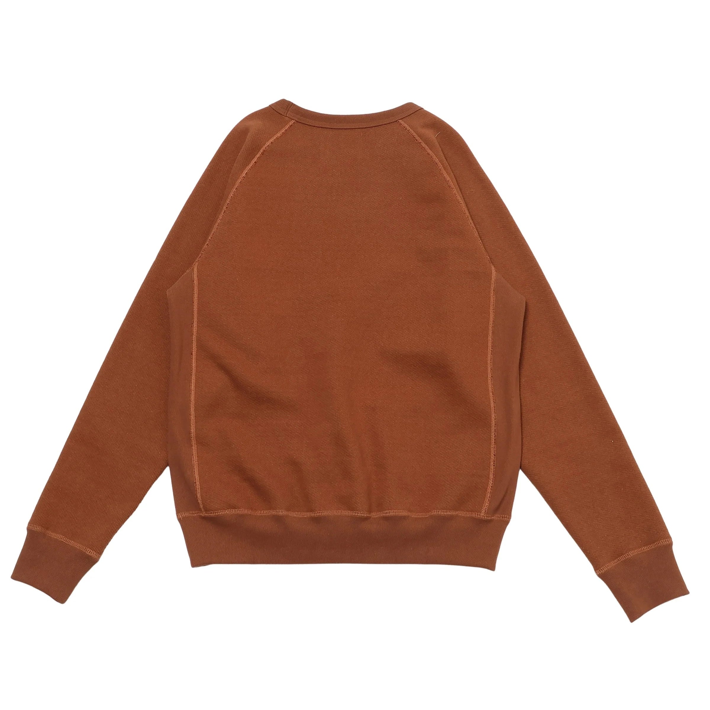 Pullover Crewneck - Double Heavyweight - Rust by Wonder Looper