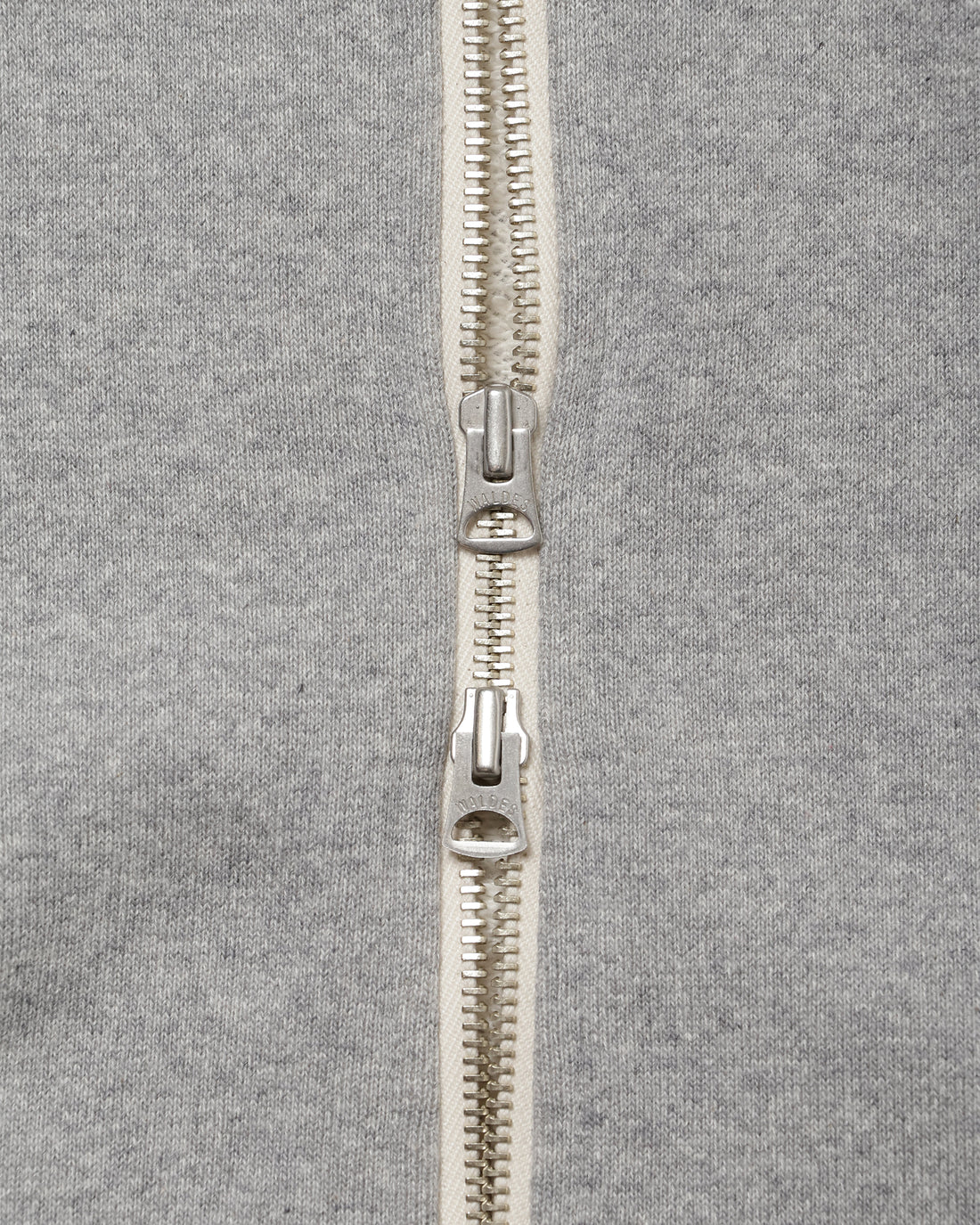 Zip Hoodie - Super Looper French Terry - Heather Grey by Wonder Looper