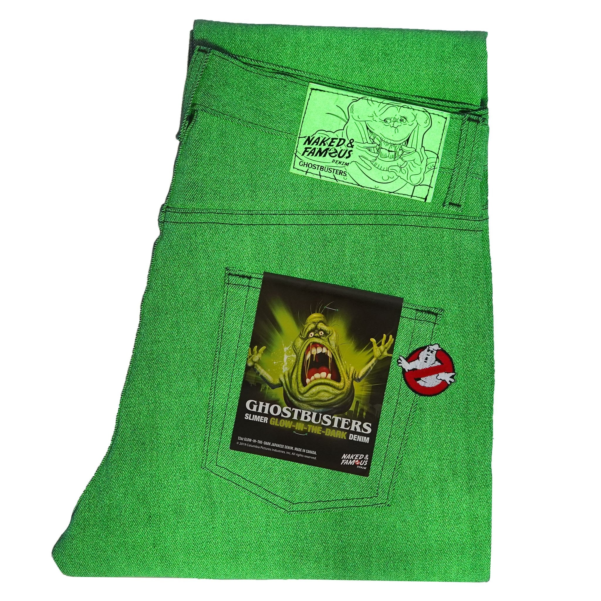 Easy Guy - Ghostbusters Slimer Glow In The Dark Selvedge by Naked & Famous Denim