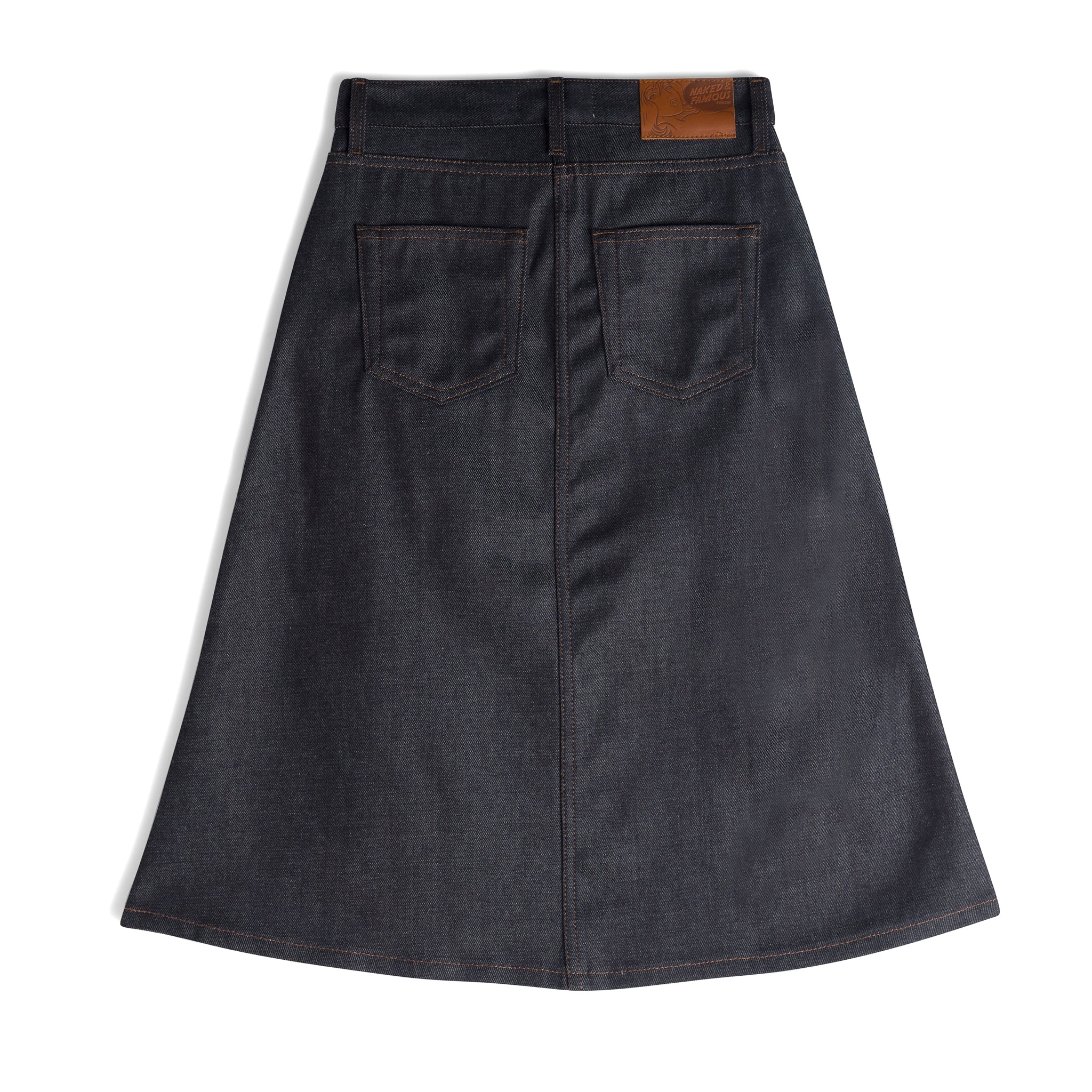 Denim Skirt - Dark Indigo by Naked & Famous Denim