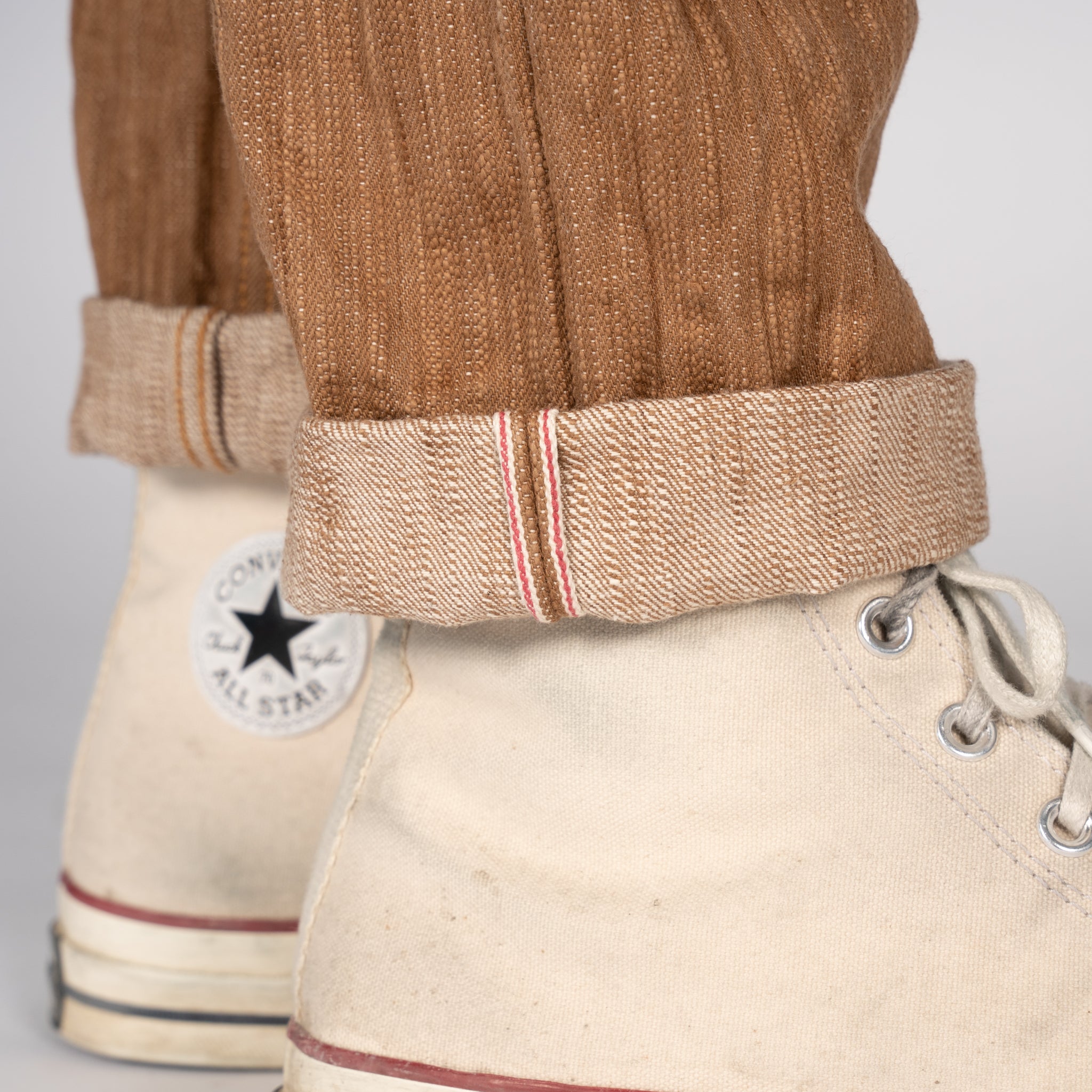 Super Guy - MIJ11 - Tokushima Intangible Cultural Treasure Hand Dyed Kakishibu Selvedge