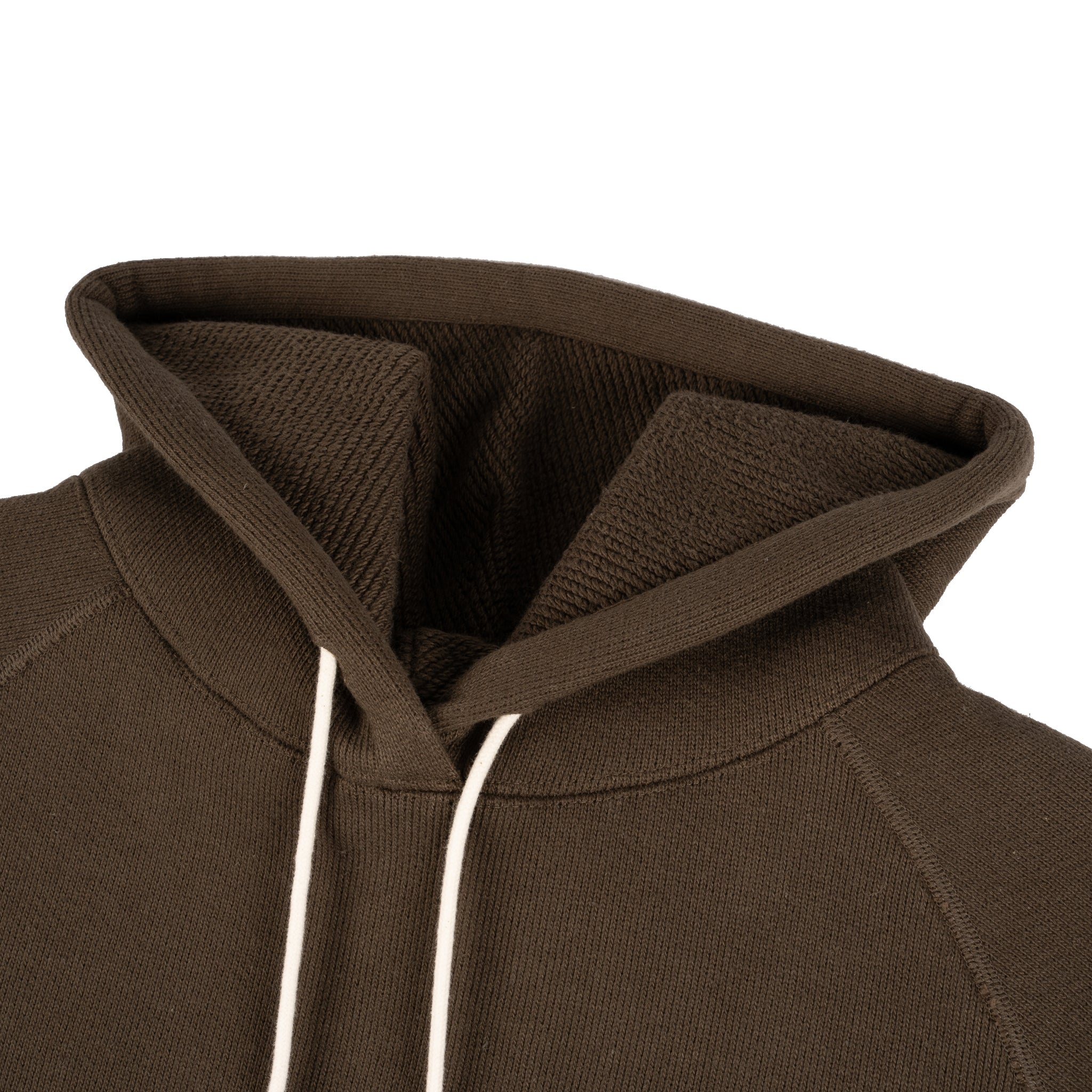 Pullover Hoodie - 701gsm Double Heavyweight French Terry - Khaki Green by Wonder Looper