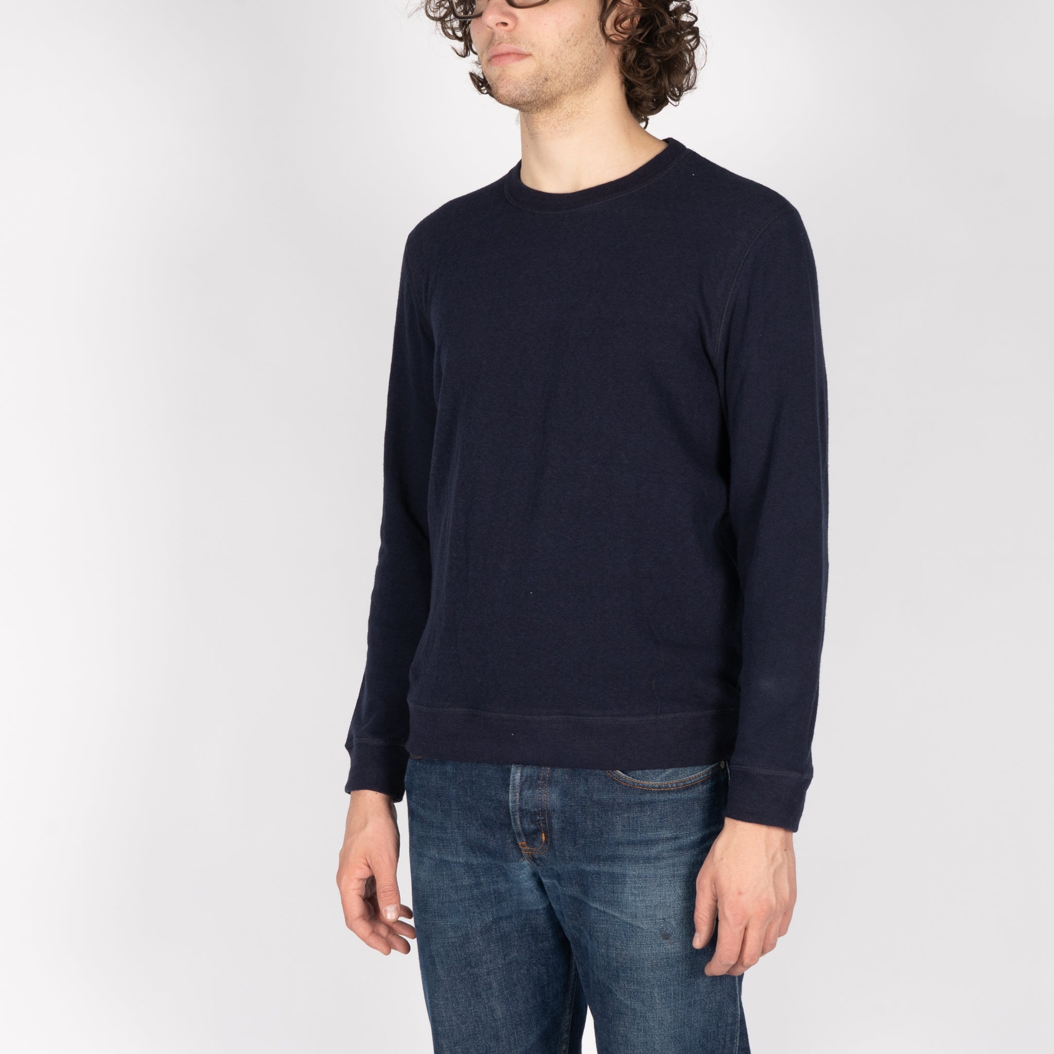 Vintage Doubleface - Solid Navy by Naked & Famous Denim
