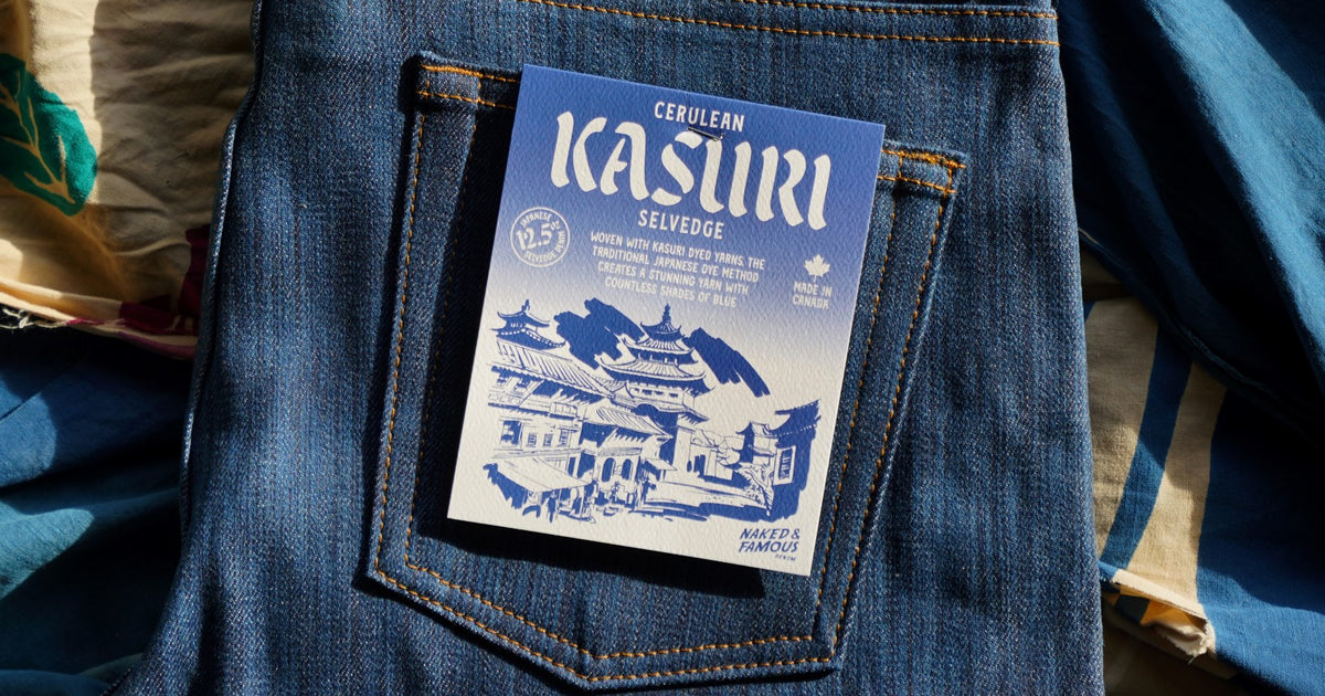 Cerulean Kasuri Selvedge