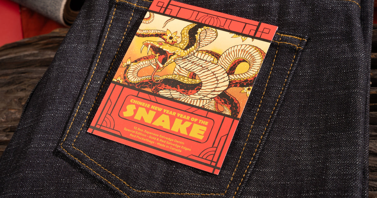 Chinese New Year Selvedge – Year of the Snake: Denim with Strength and Power