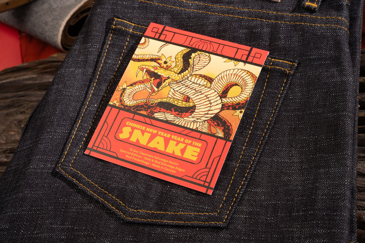 Chinese New Year Selvedge – Year of the Snake: Denim with Strength and Power