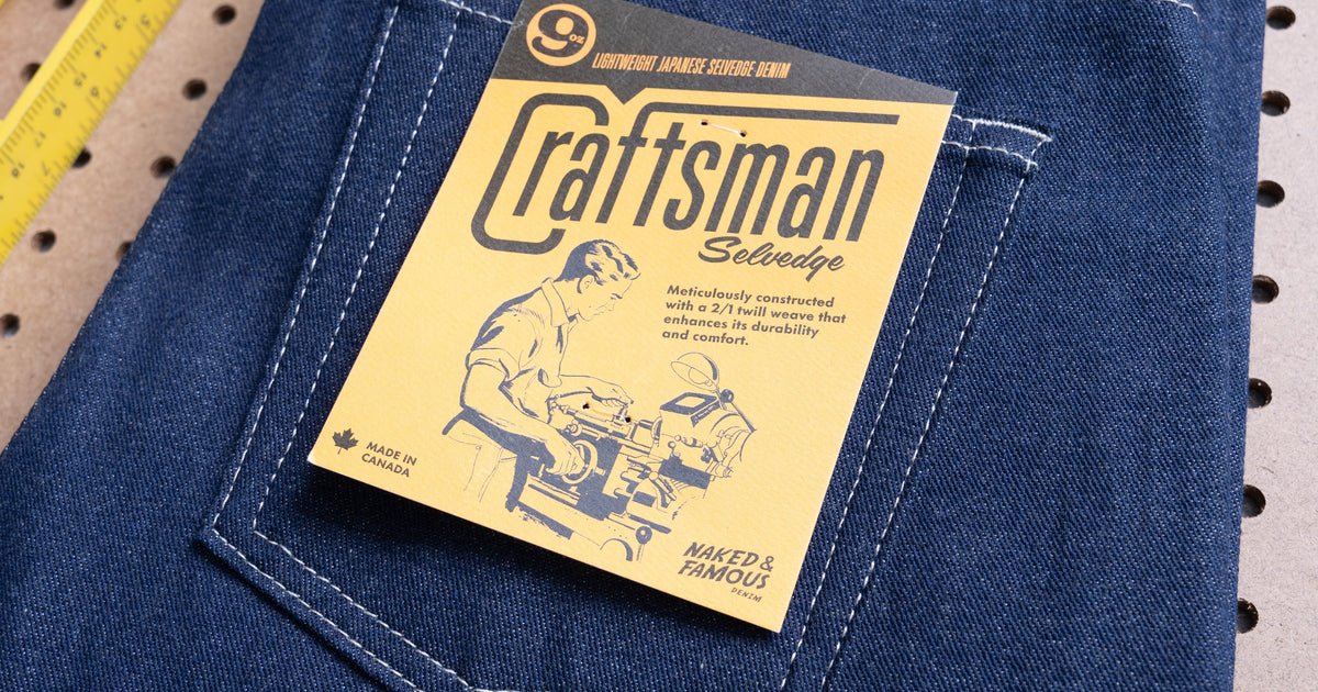 The Craftsman Selvedge: Lightweight Selvedge Denim Meets Legendary Durability