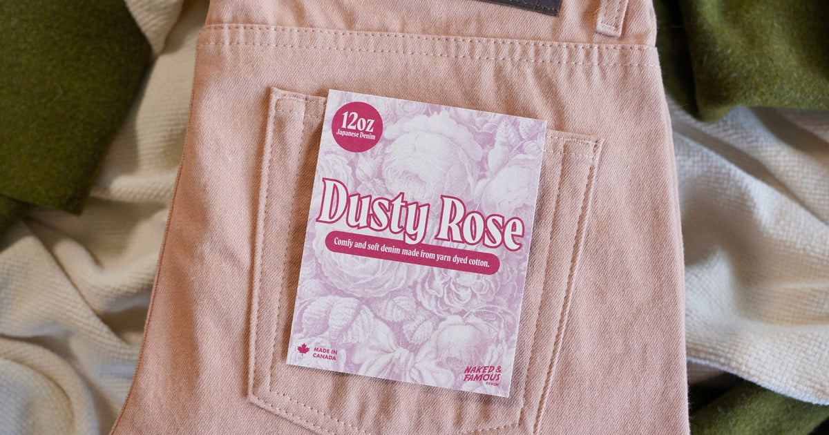 Add A Pop Of Color To Your Wardrobe With The Dusty Rose Denim