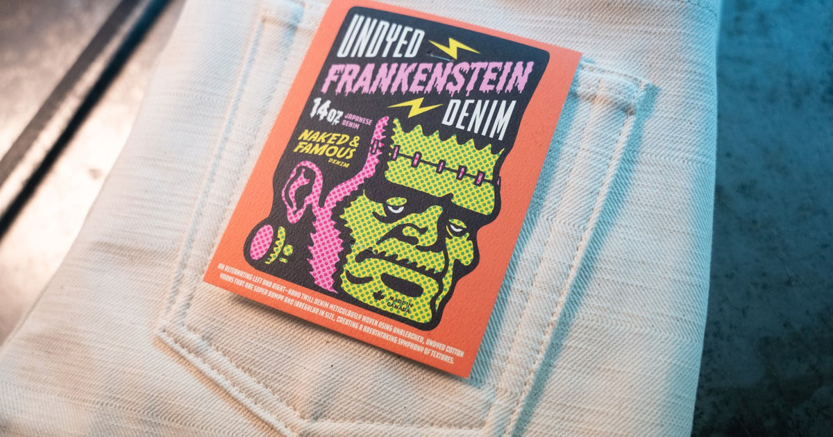 Reviving A Cult Classic: Introducing The Undyed Frankenstein Denim