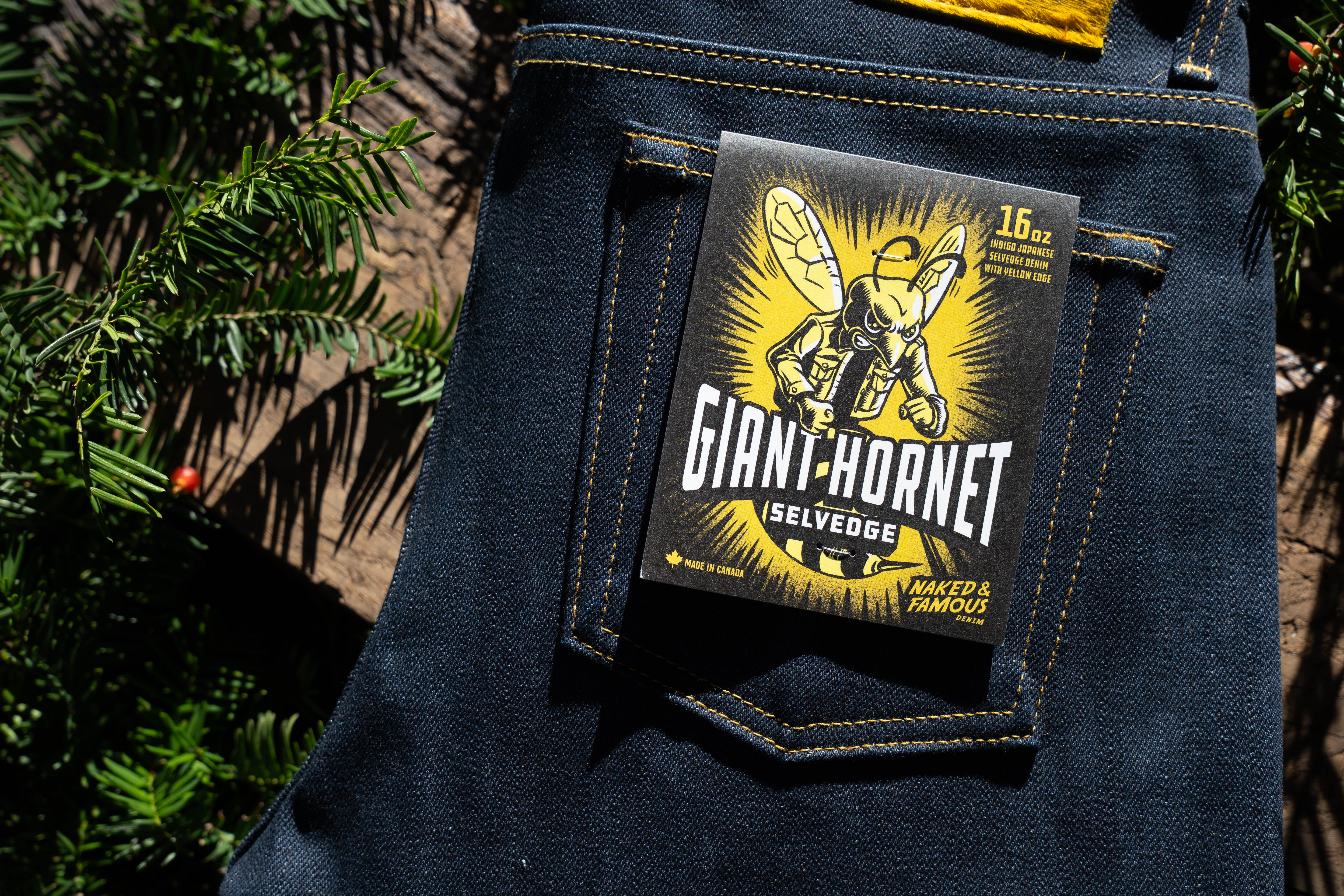 Giant Hornet Selvedge - Ready to Swarm