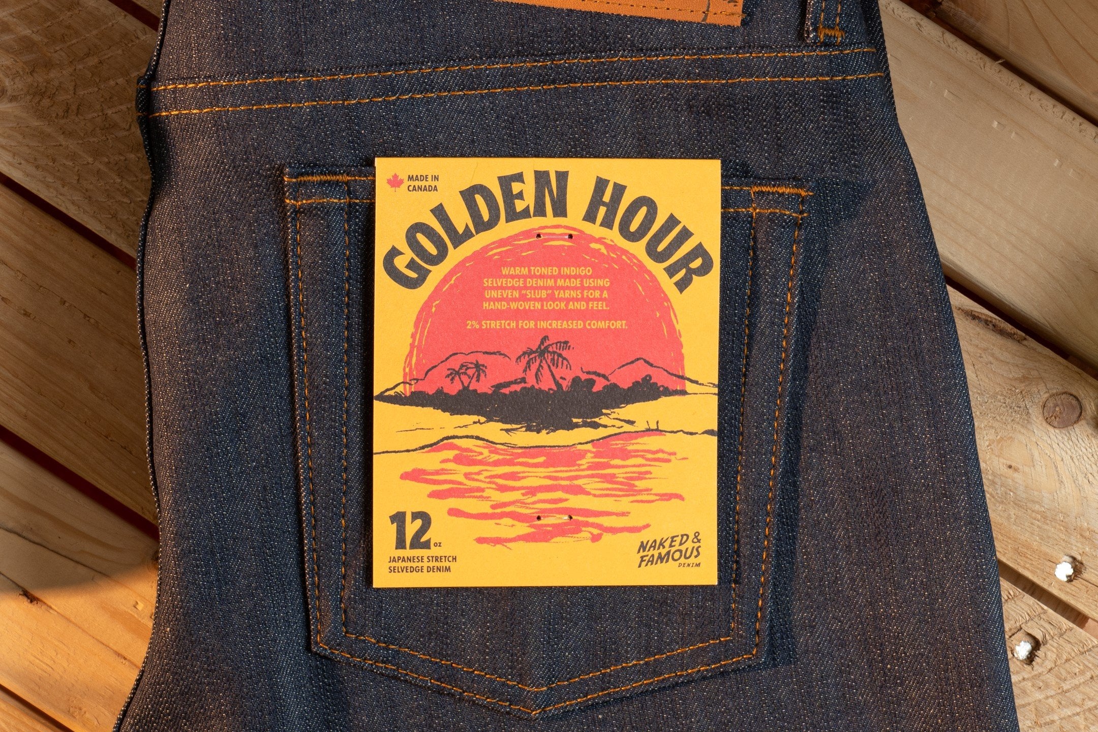 Golden Hour Slub Stretch Selvedge