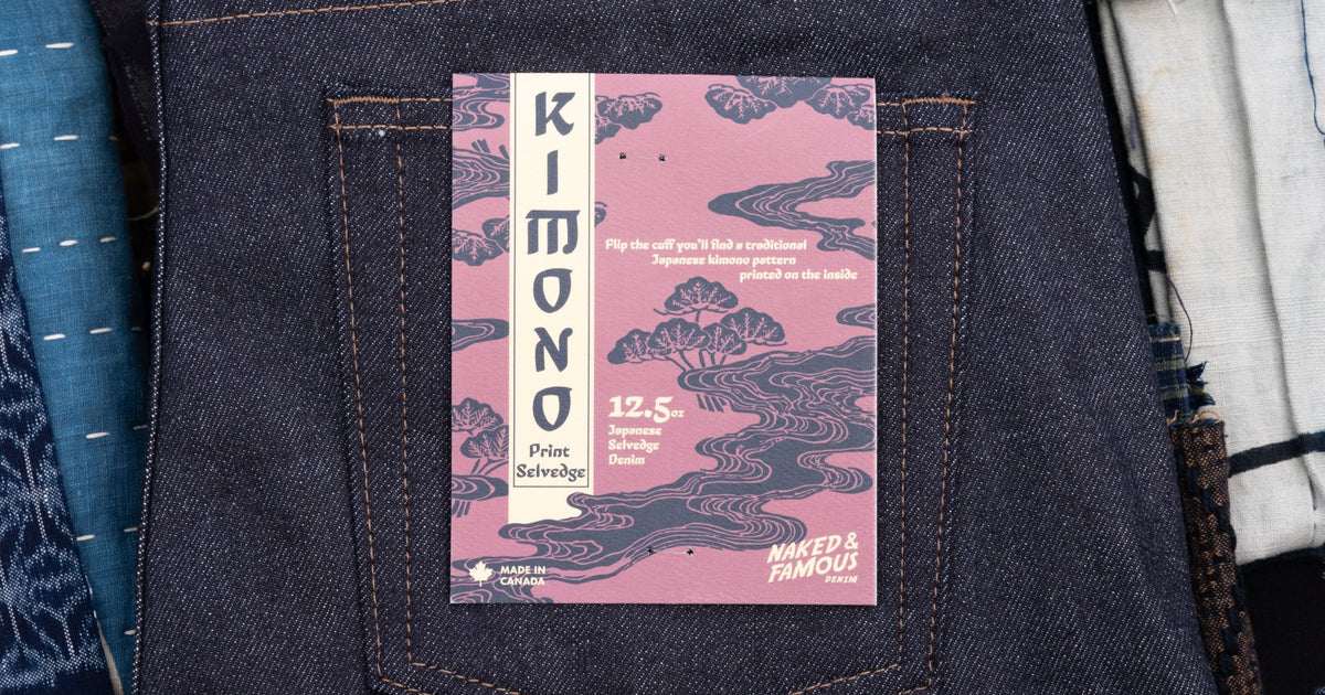 The Hidden Artistry Of The Kimono Print Selvedge Denim