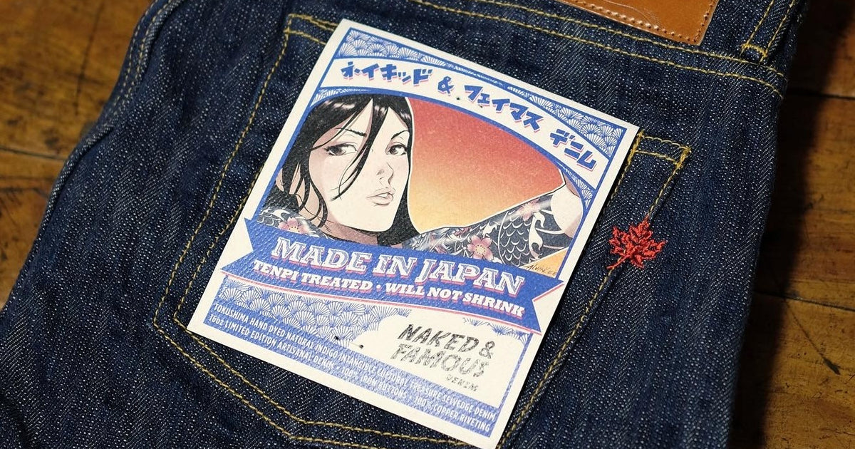 MIJ8 – Tokushima Natural Indigo Hand Dyed Intangible Cultural Treasure Selvedge Denim