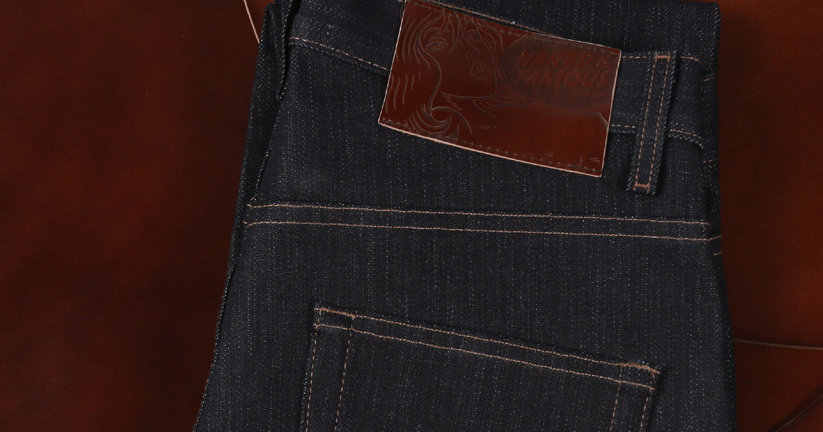 Made to fade slubby denim
