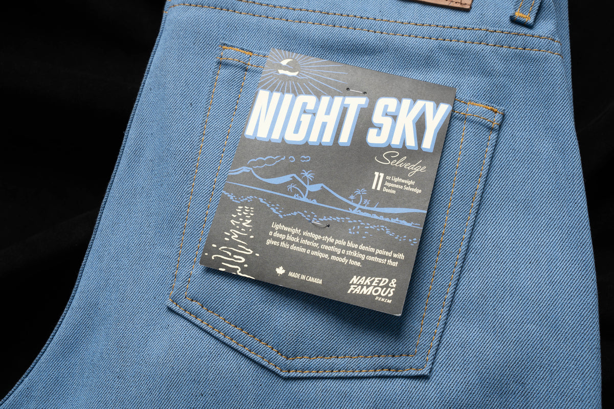 Night Sky Selvedge: Warp and Weft Dynamics