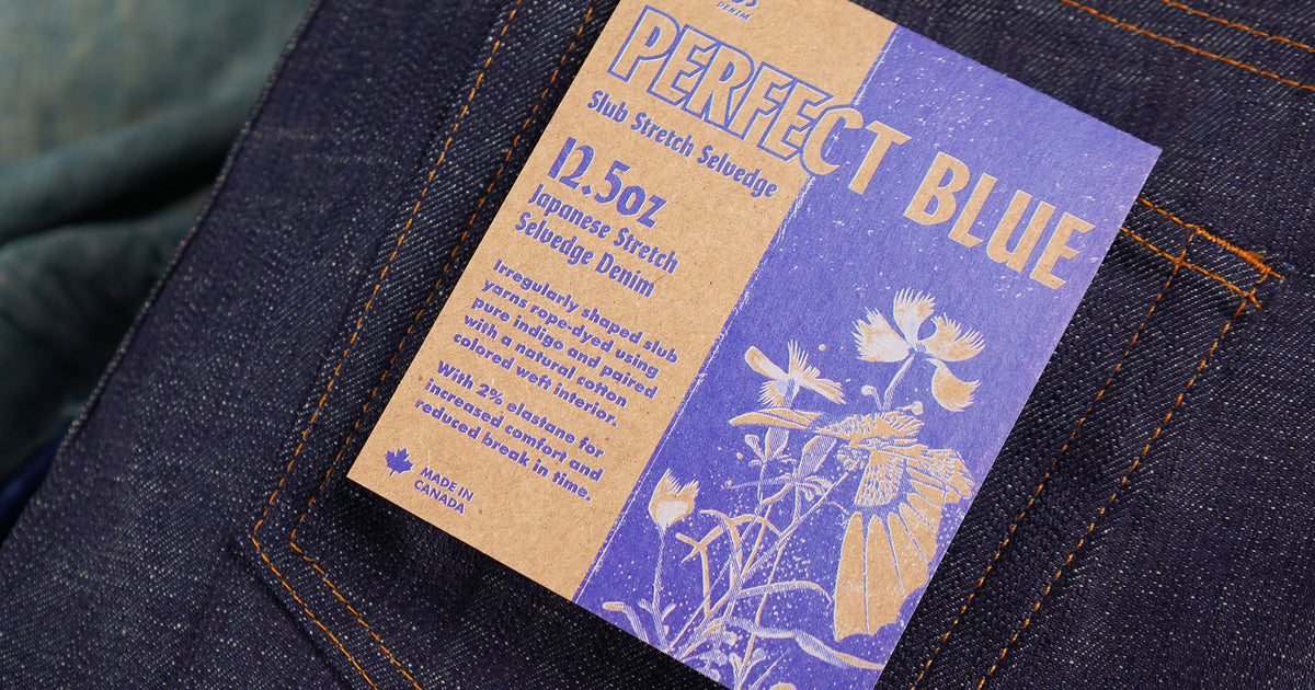 Perfect Blue Slub Stretch Selvedge