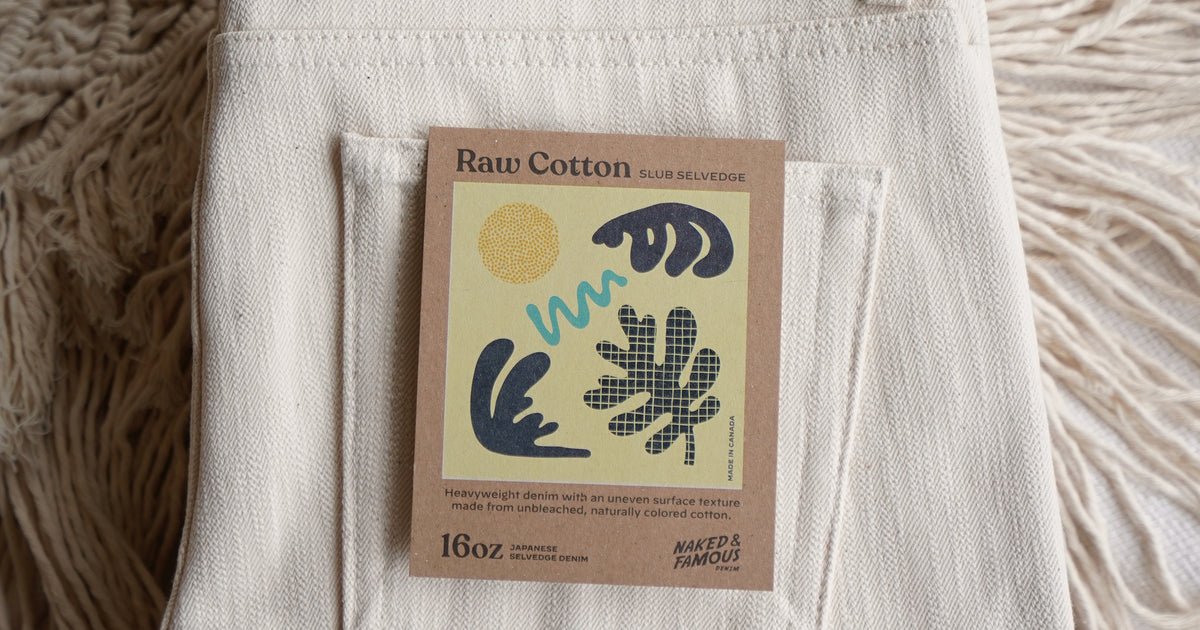 Raw Cotton Slub Selvedge