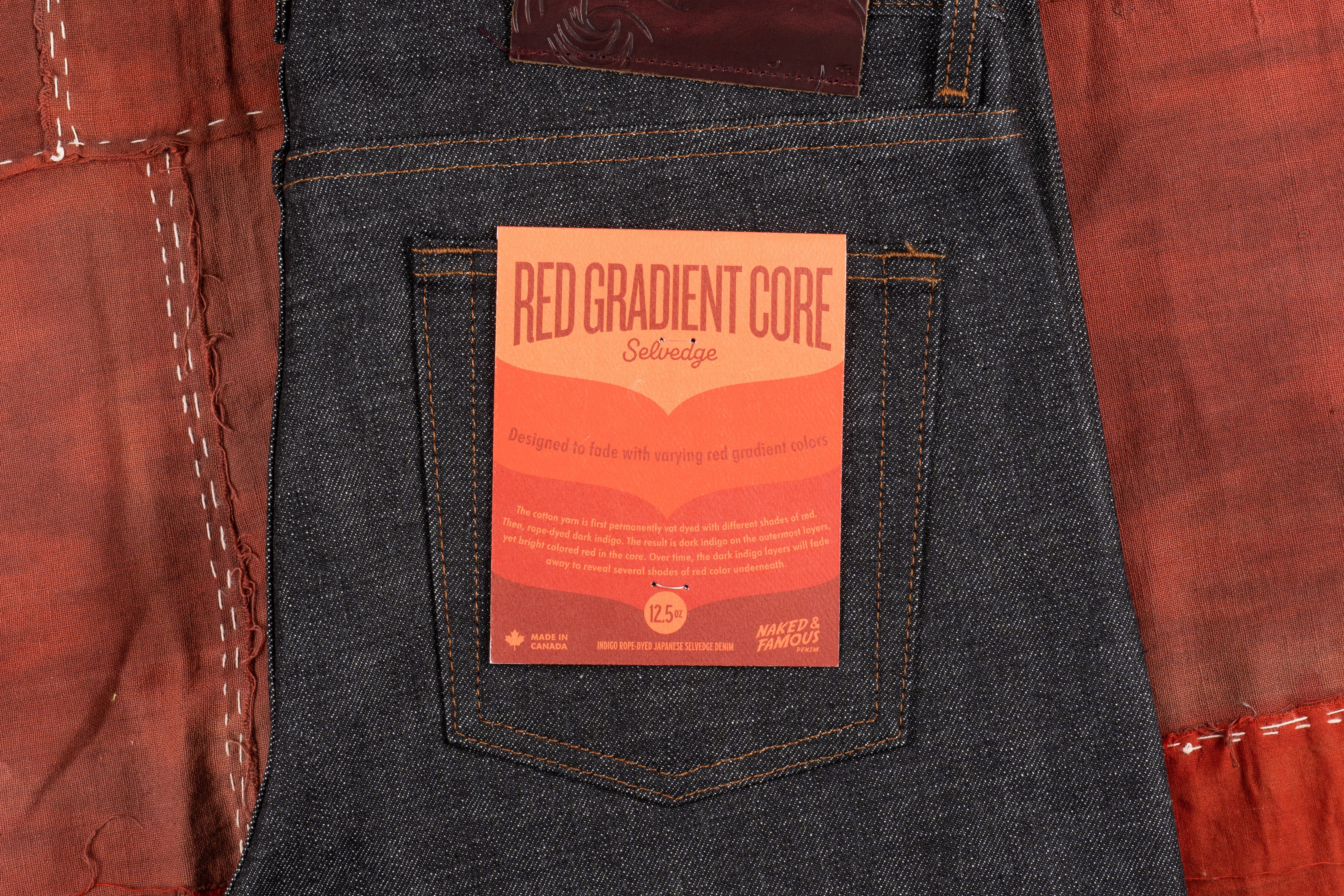Red Gradient Core Selvedge