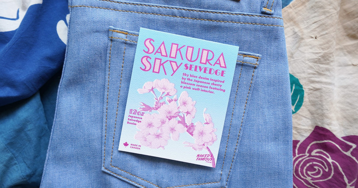 Embrace The Beauty Of Cherry Blossom Season With The Sakura Sky Selvedge