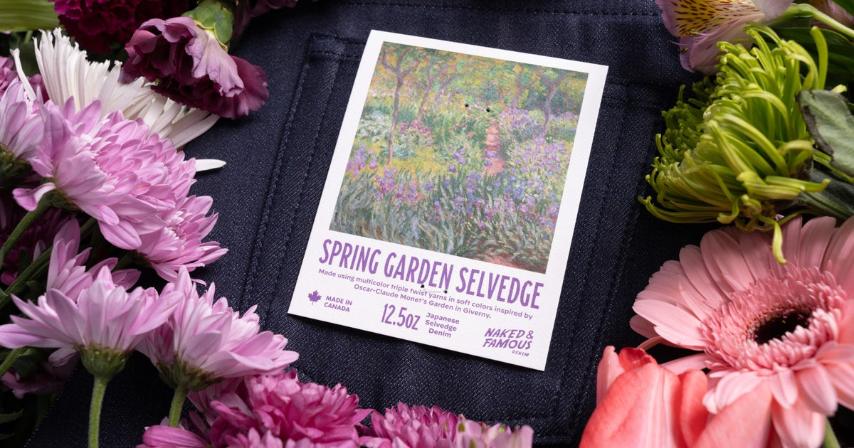 Colorful Threads: Weaving Monet’s Garden into The Spring Garden Selvedge