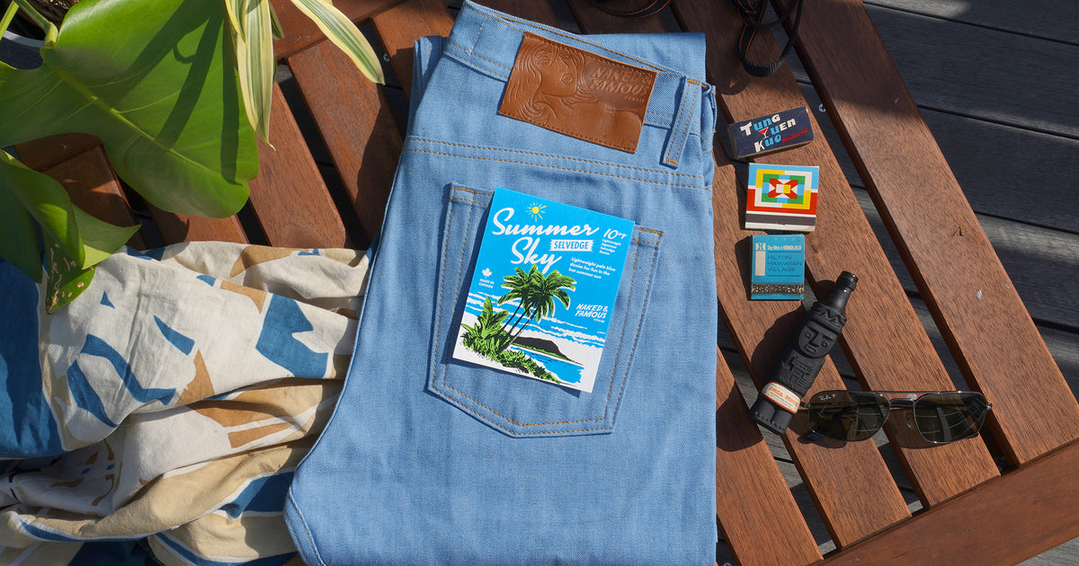 Summer Sky Selvedge