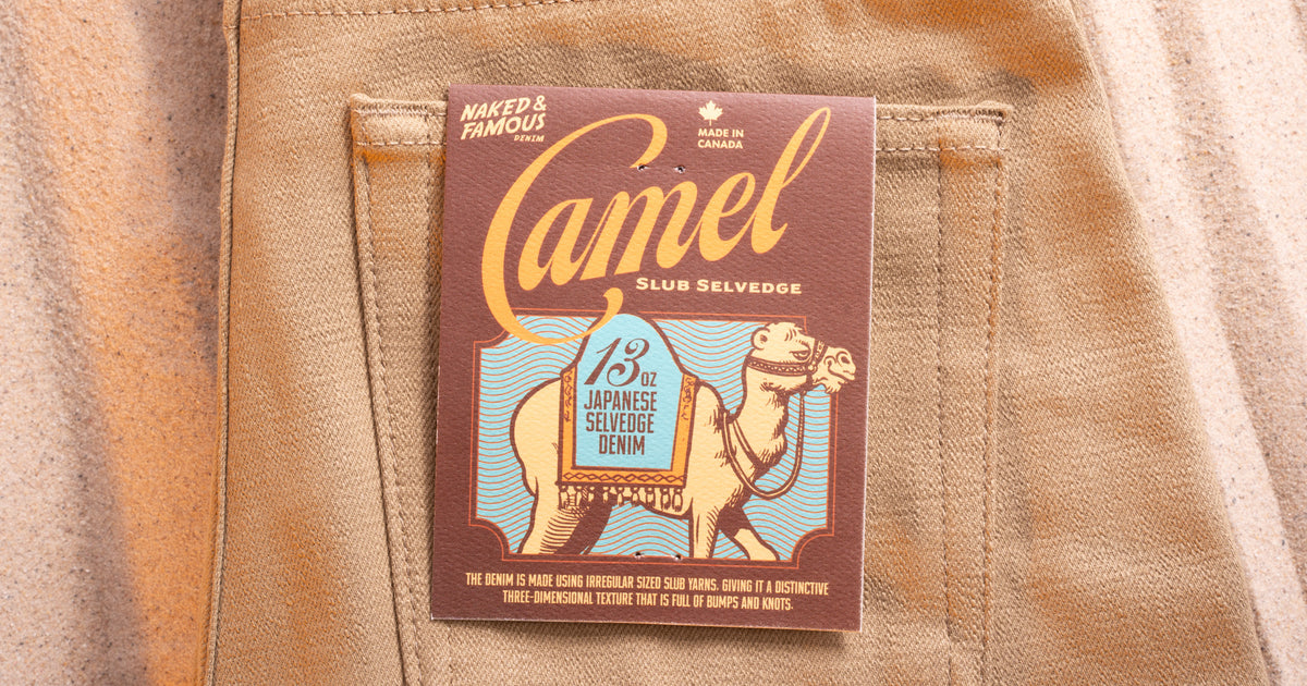 Warm Up Your Autumn Style With The Camel Slub Selvedge