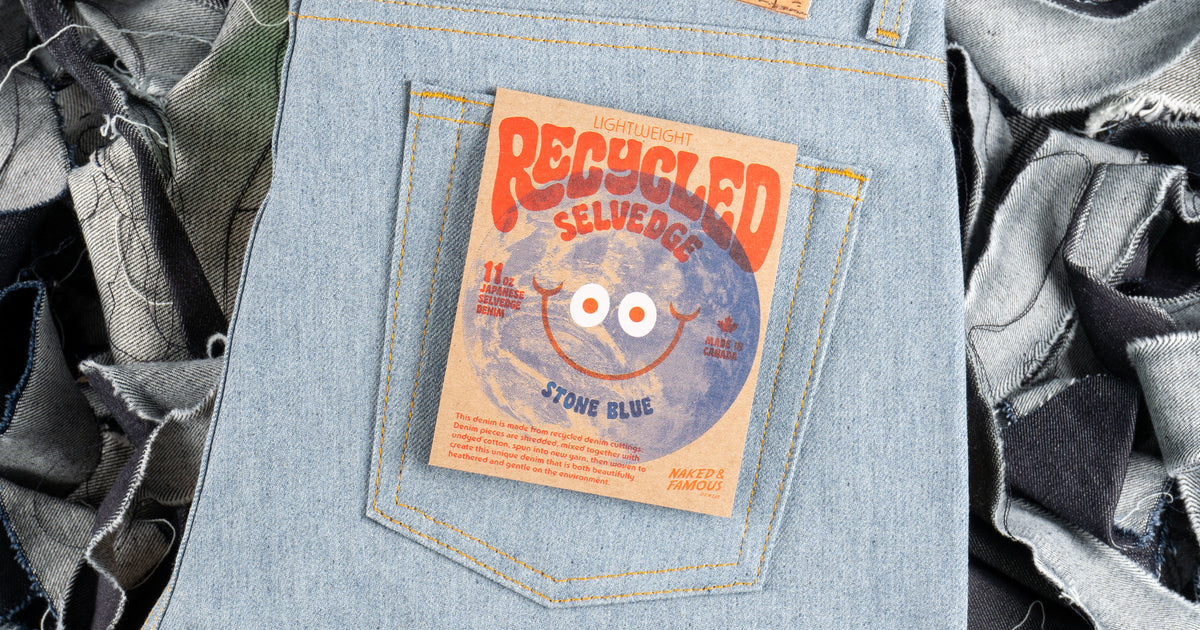 Introducing Our Lightweight Recycled Selvedge Denim: Good For You And The Planet