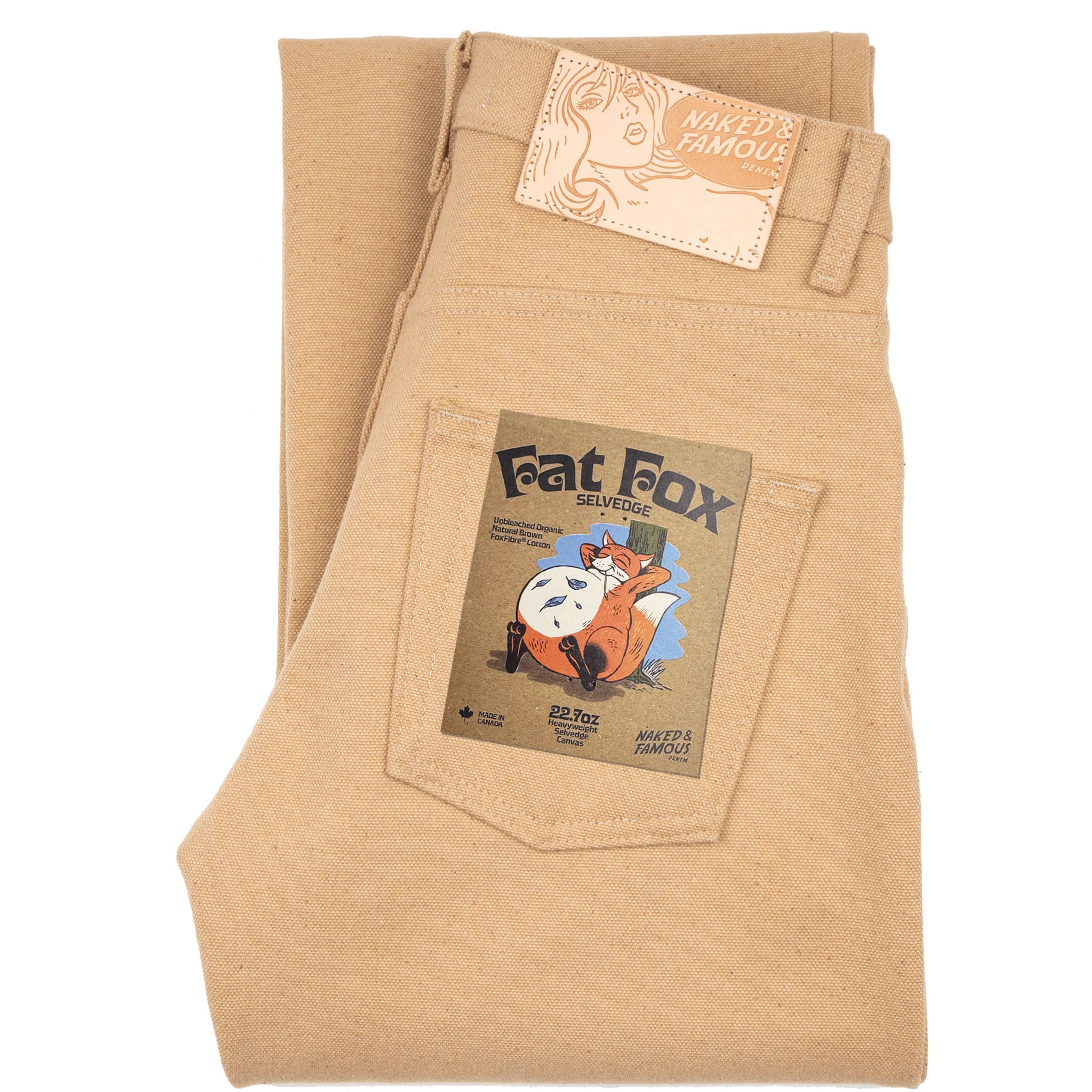 Strong Guy - Fat Fox Selvedge - Brown by Naked & Famous Denim