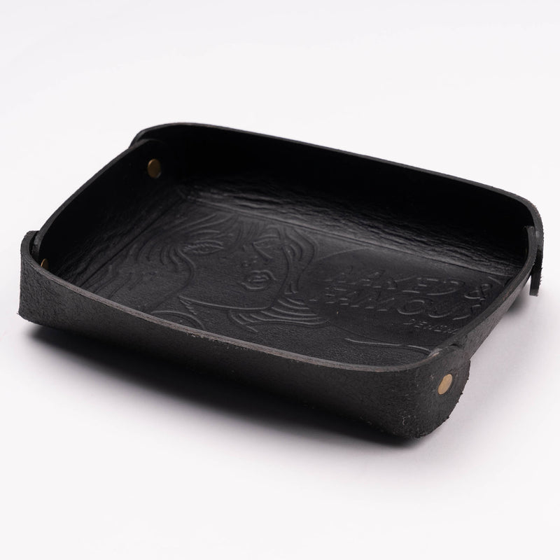 Valet Tray - Bovine Leather - Black