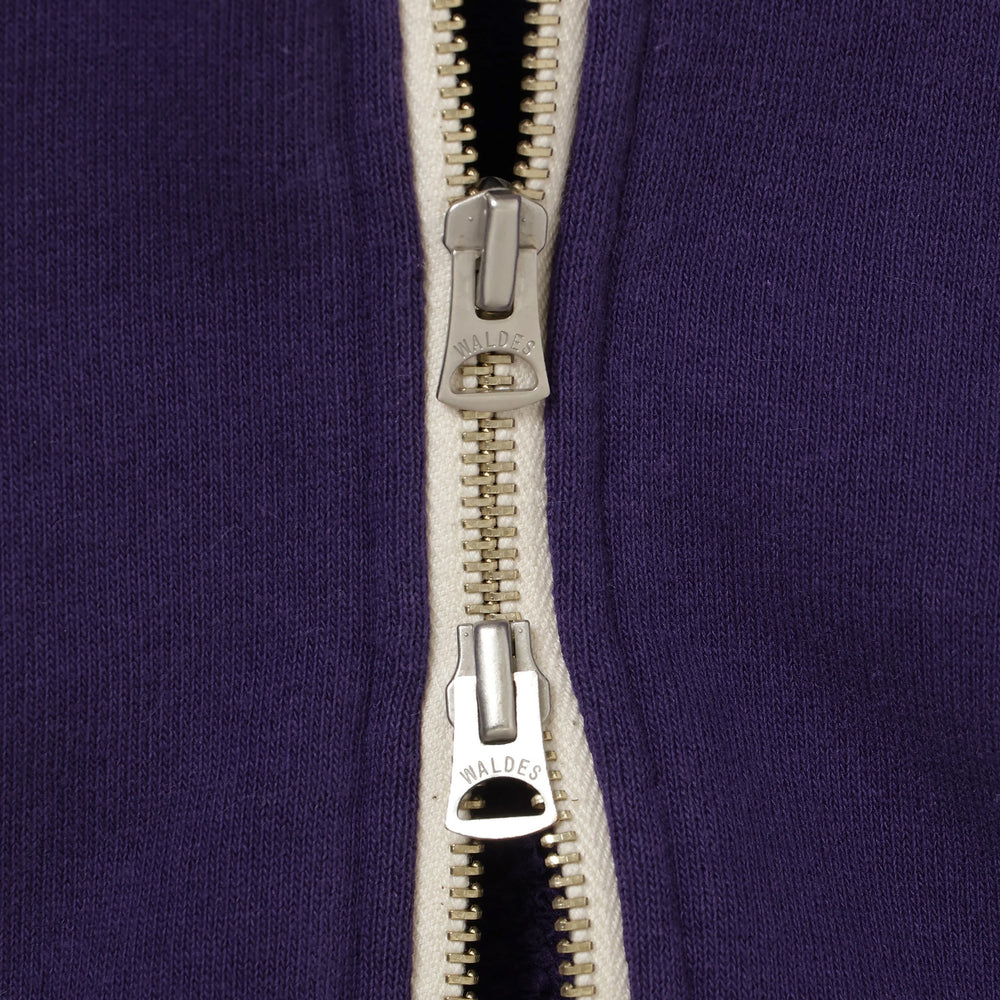 Zip Hoodie - Super Looper French Terry - Purple by Wonder Looper