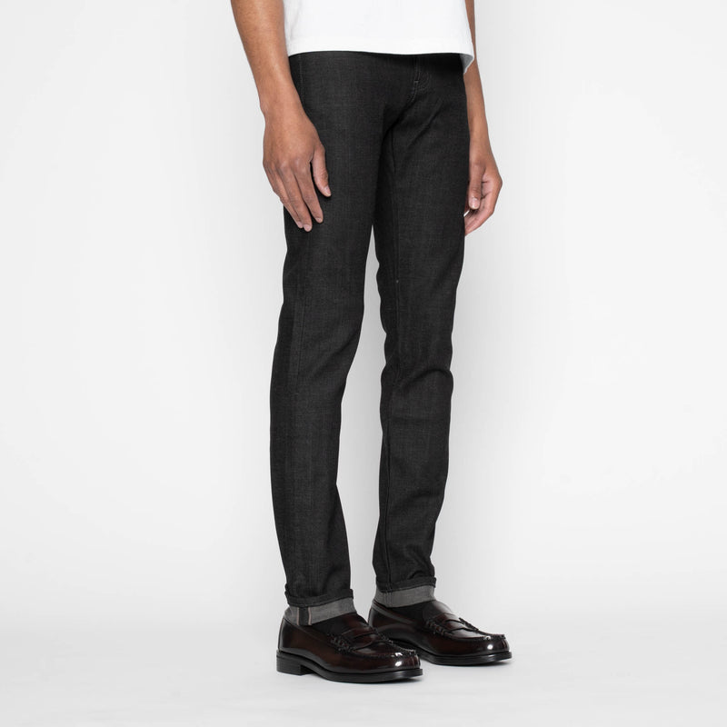 Super Guy - Black x Grey Stretch Selvedge