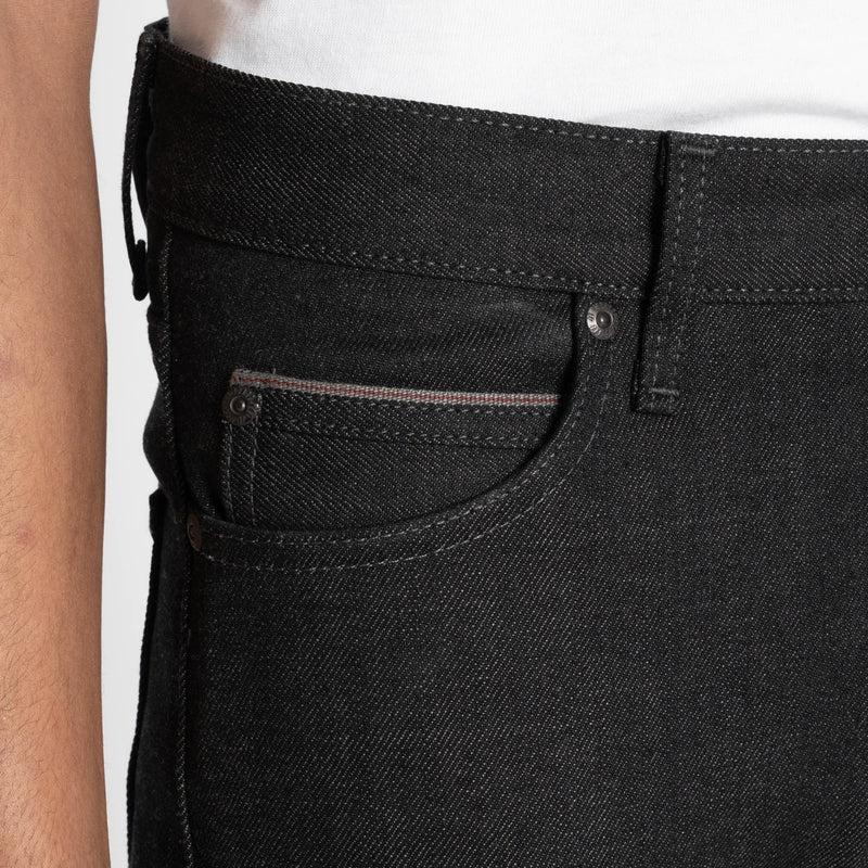 Super Guy - Black x Grey Stretch Selvedge