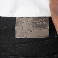 Super Guy - Black x Grey Stretch Selvedge