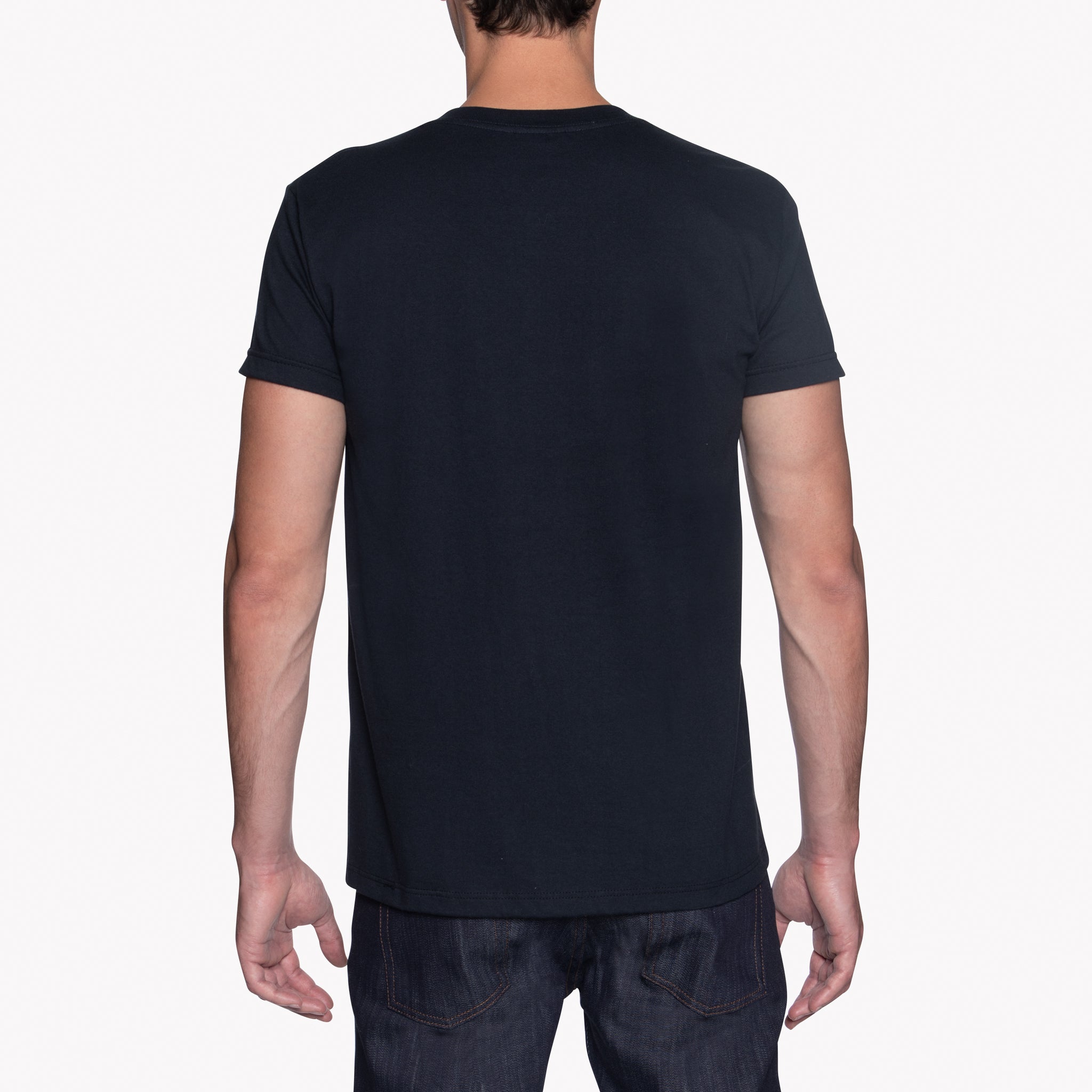 Circular Knit T-Shirt - Black by Naked & Famous Denim