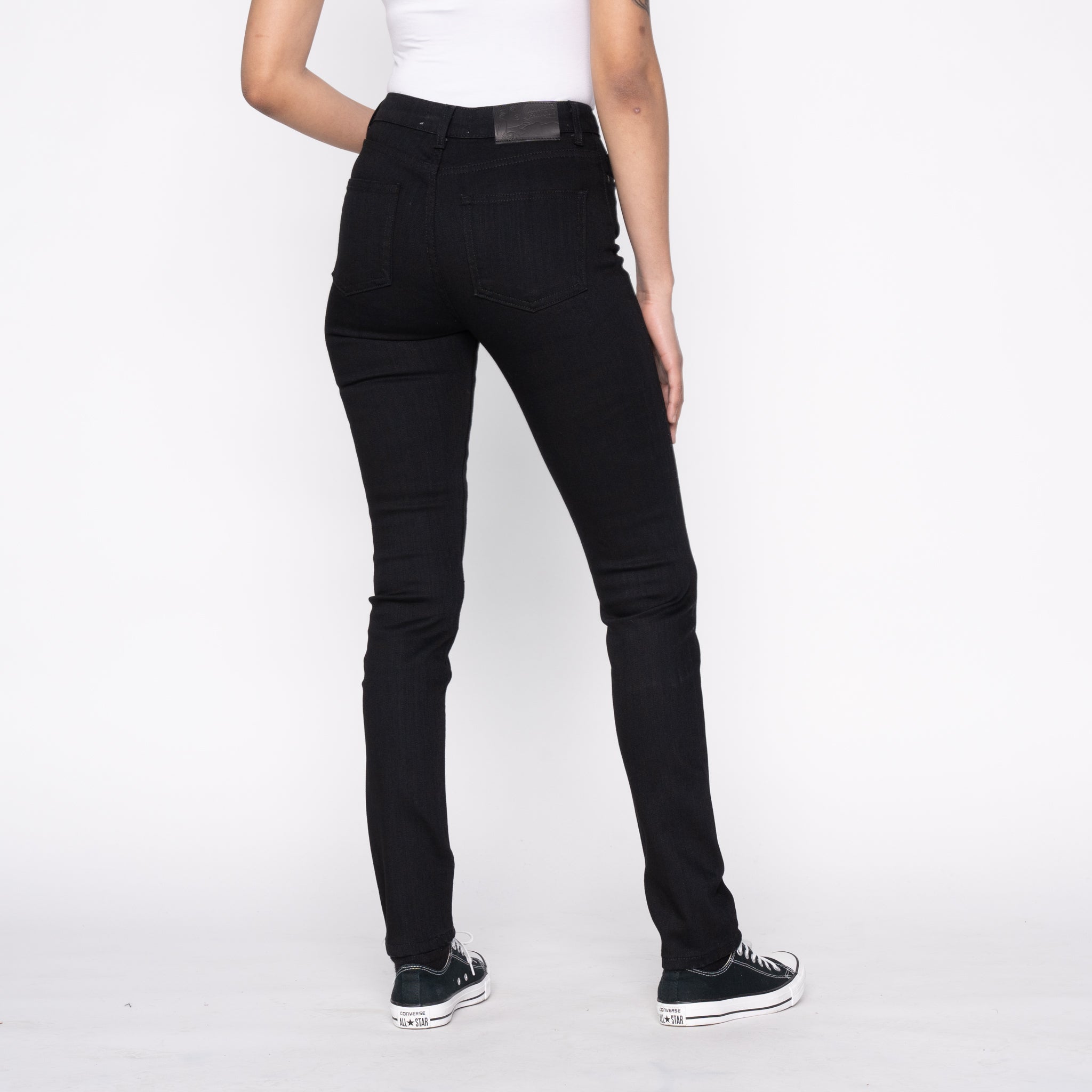 Women's - High Skinny - Black Power Stretch by Naked & Famous Denim