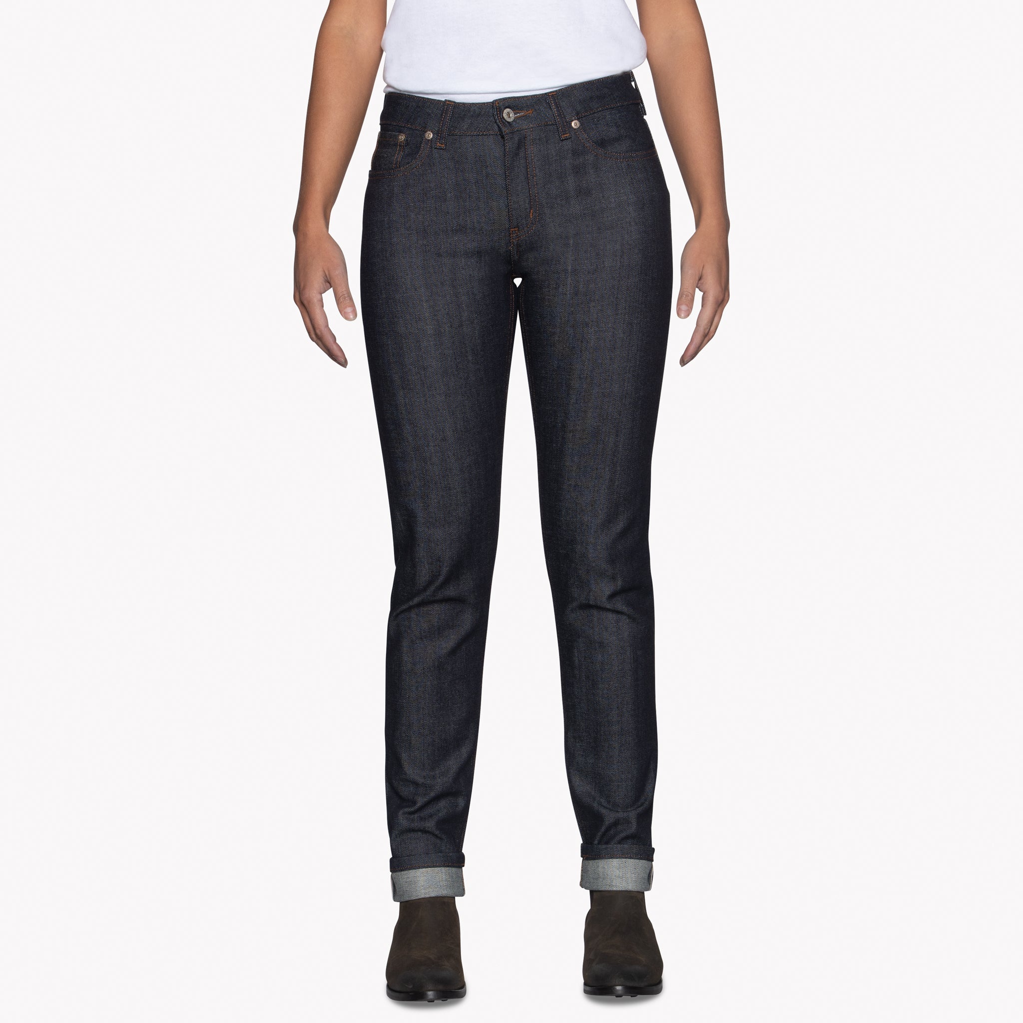 Women's - Skinny - Stretch Selvedge Raw Denim by Naked & Famous Denim
