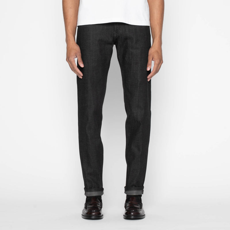Easy Guy - Black x Grey Stretch Selvedge
