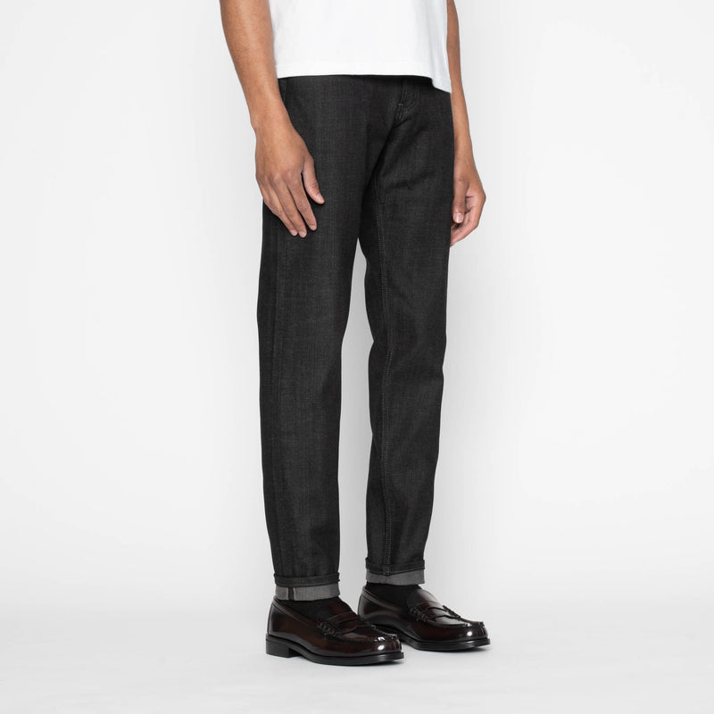 Easy Guy - Black x Grey Stretch Selvedge