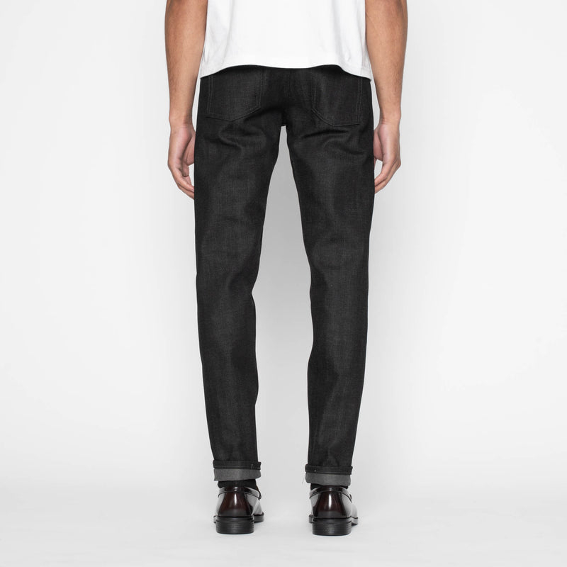 Easy Guy - Black x Grey Stretch Selvedge