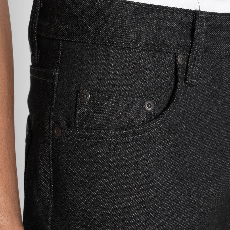 Easy Guy - Black x Grey Stretch Selvedge