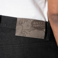 Easy Guy - Black x Grey Stretch Selvedge